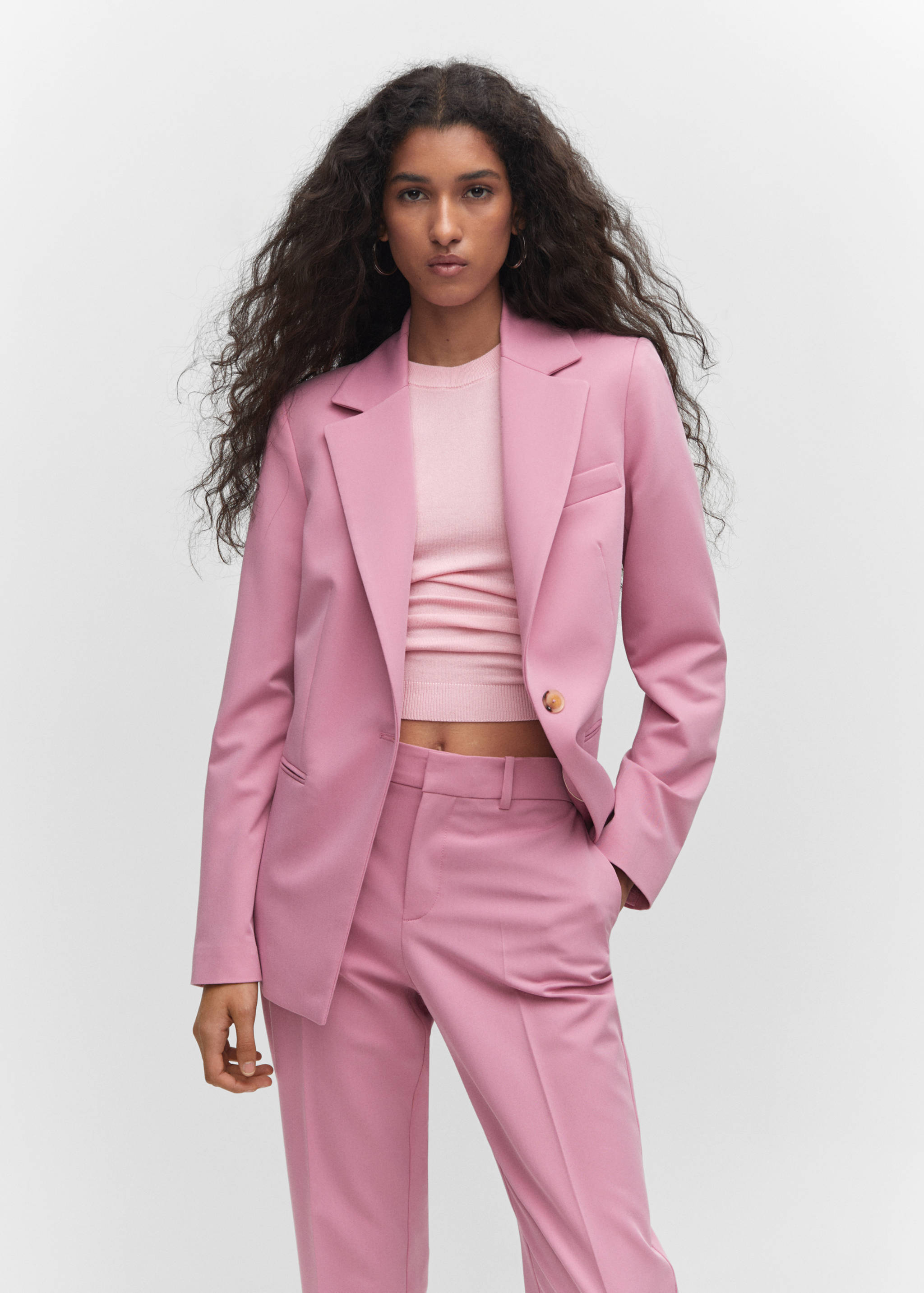 Pantalón recto traje - Detalle del artículo 1