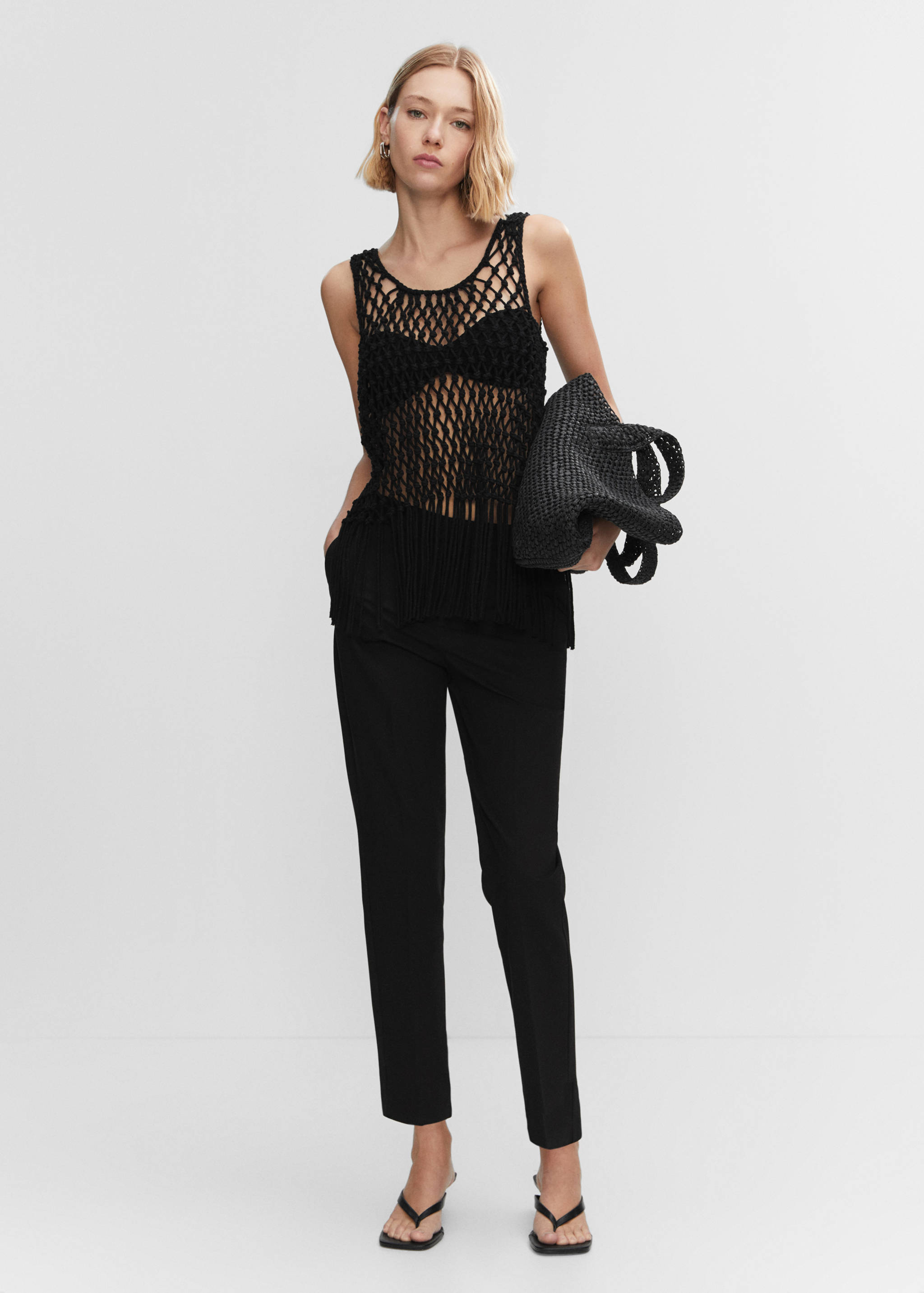 Pantalón recto traje - Detalle del artículo 2