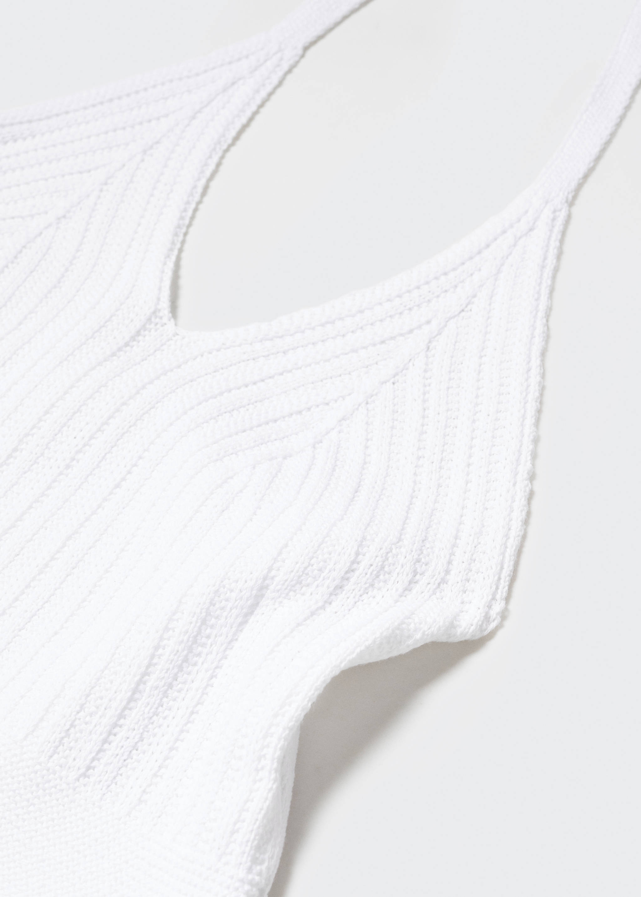 Ribbed crop top - Details of the article 8