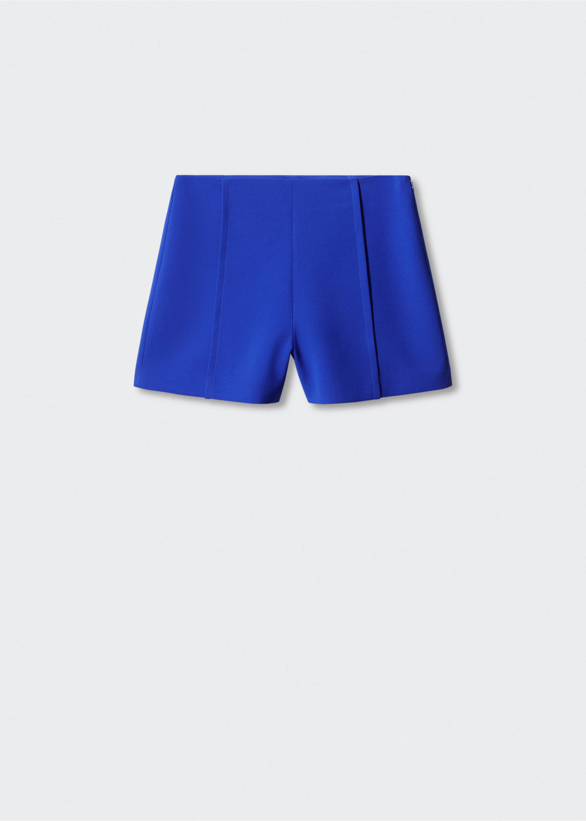 Short droit taille haute - Article sans modèle, Bleu encre. Ref: 57000374-00.