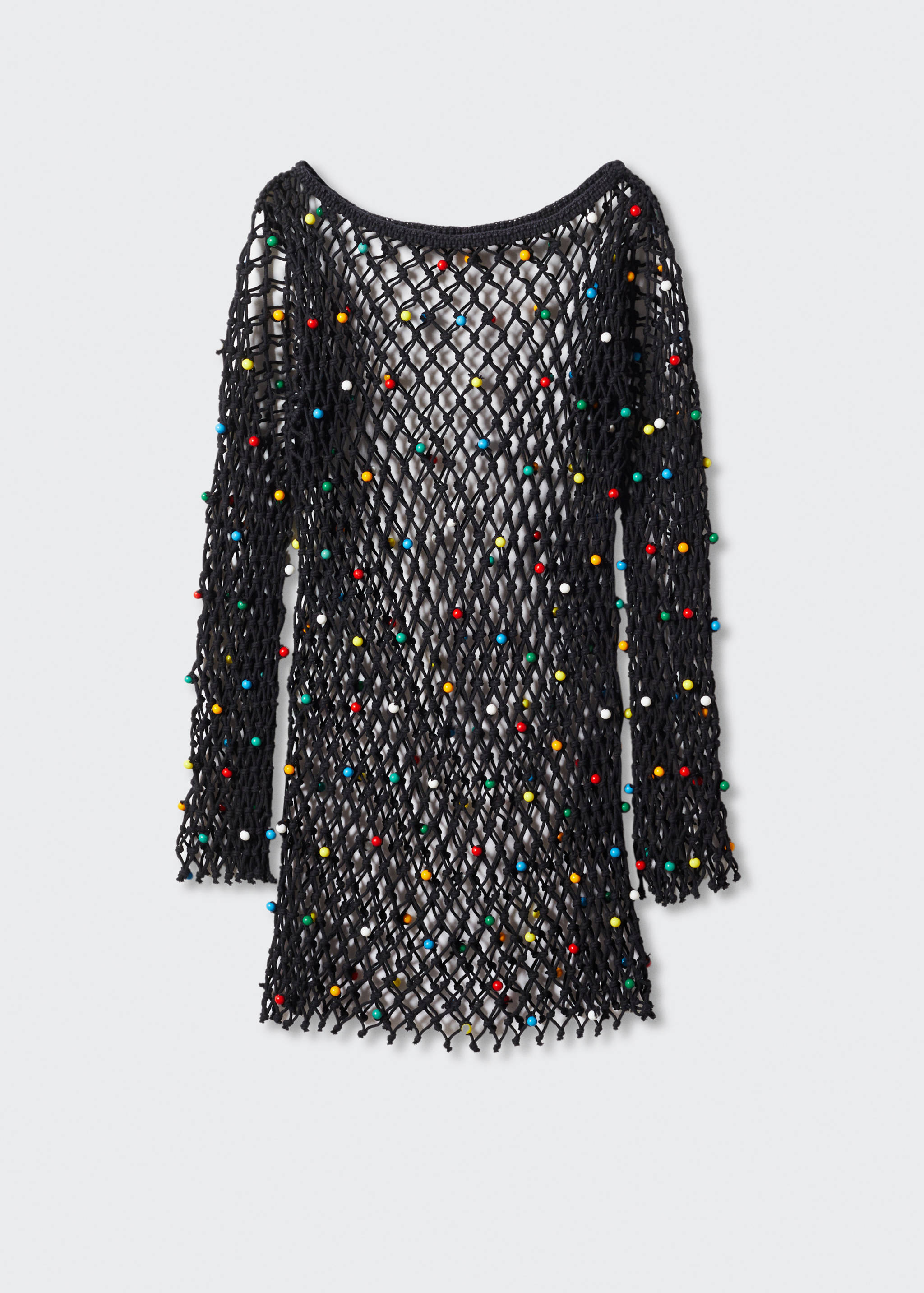 Mesh dress with bead detail - Article without model