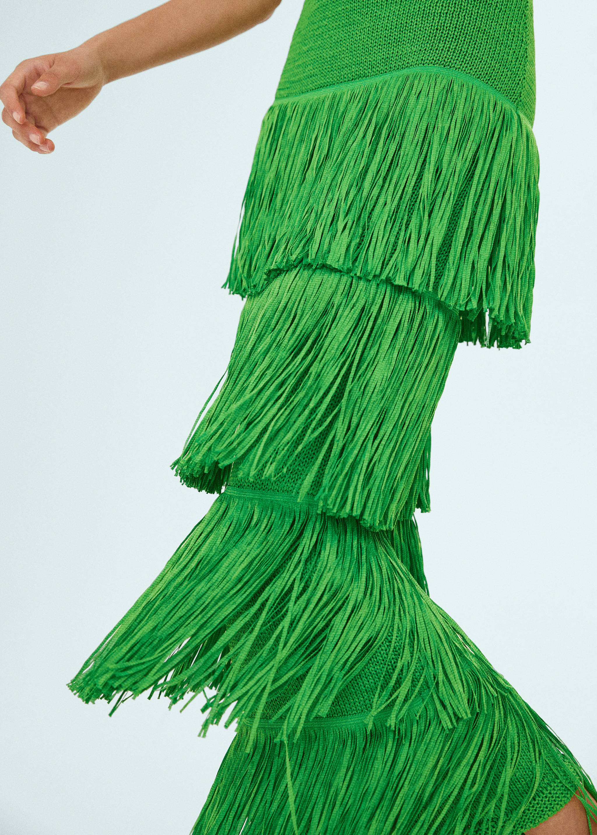 Strickkleid mit Fransendesign - Detail des Artikels 6