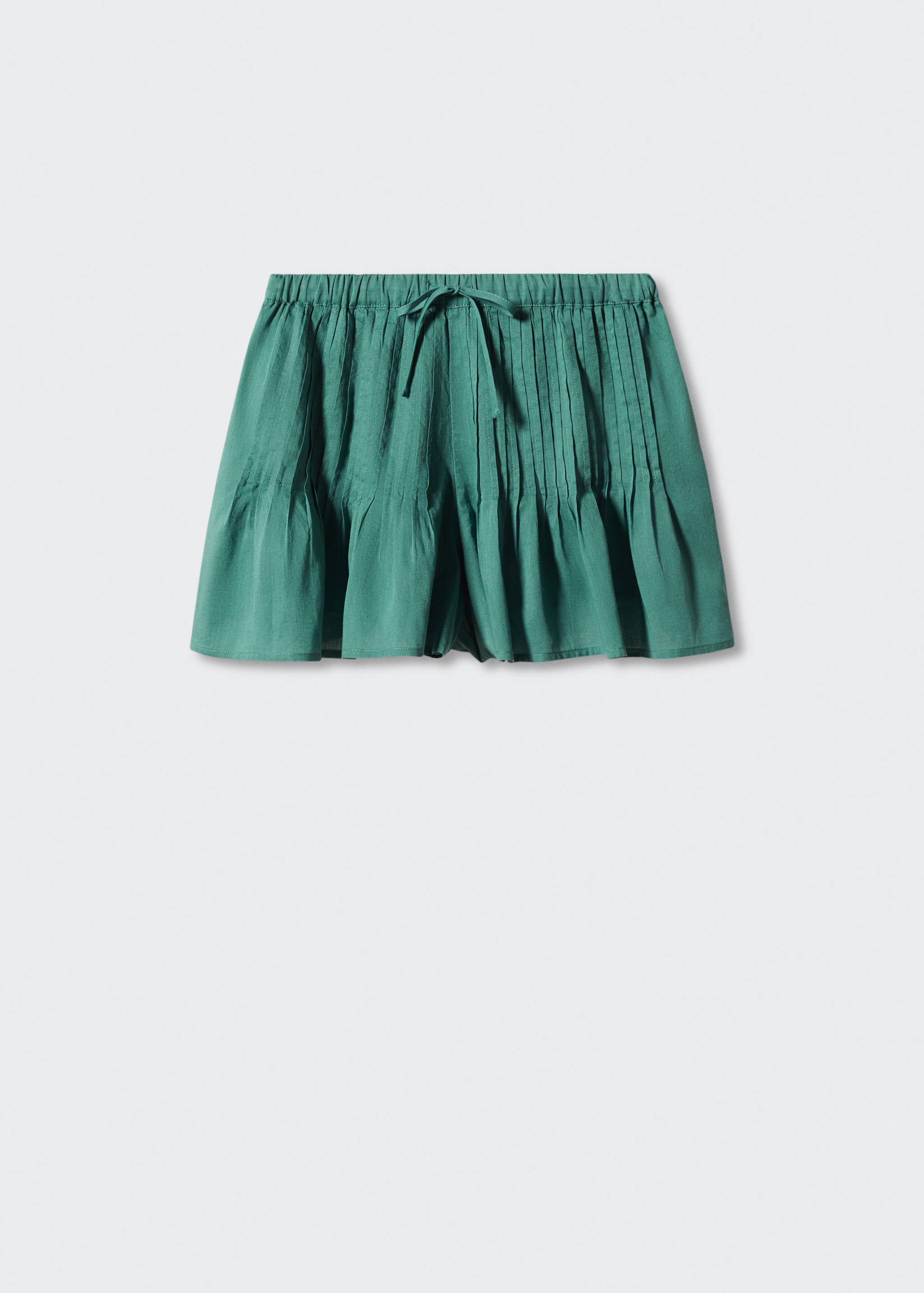 Plissierte Baumwollshorts - Artikel ohne Model