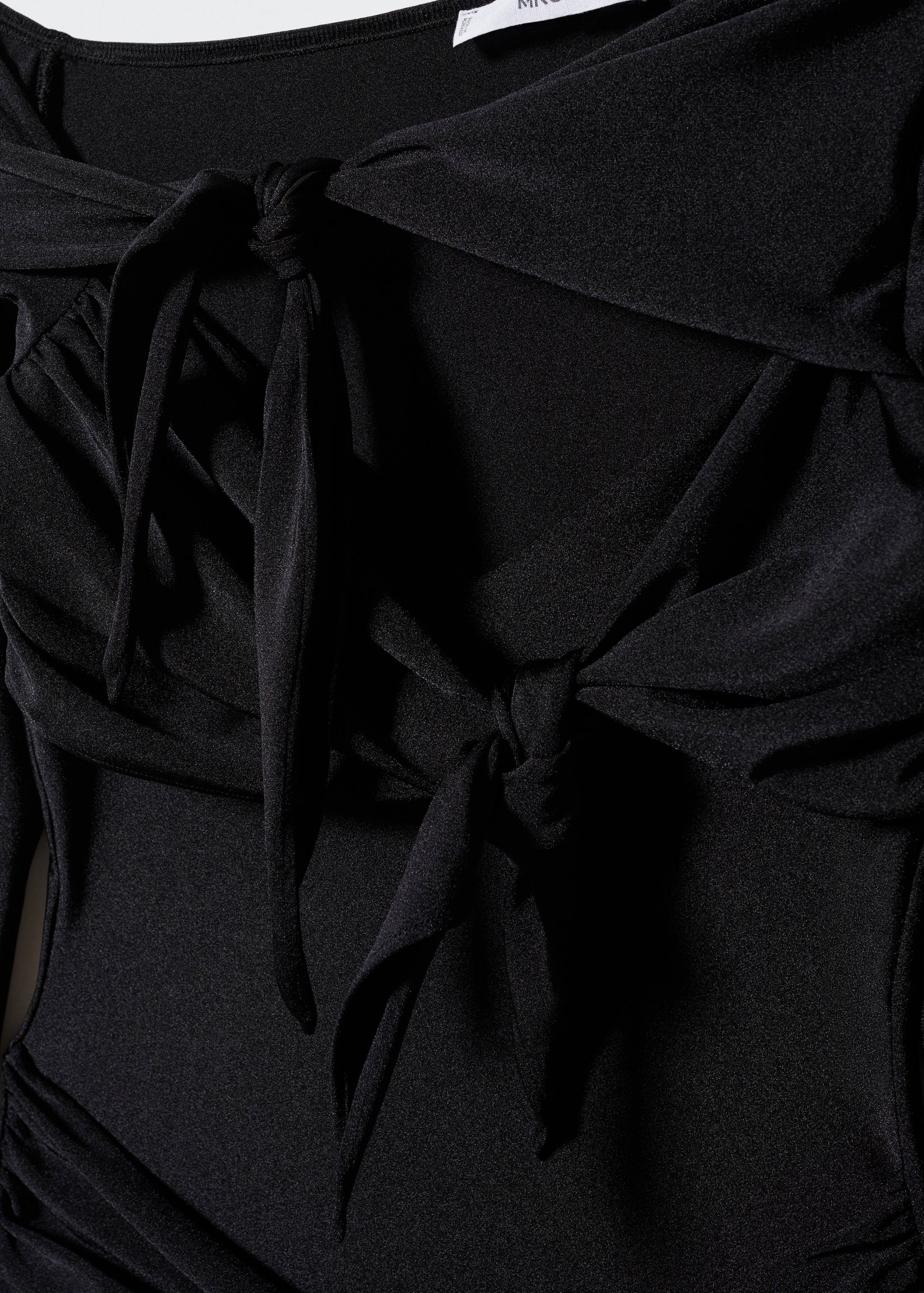 Draped dress with knot detail - Details of the article 8