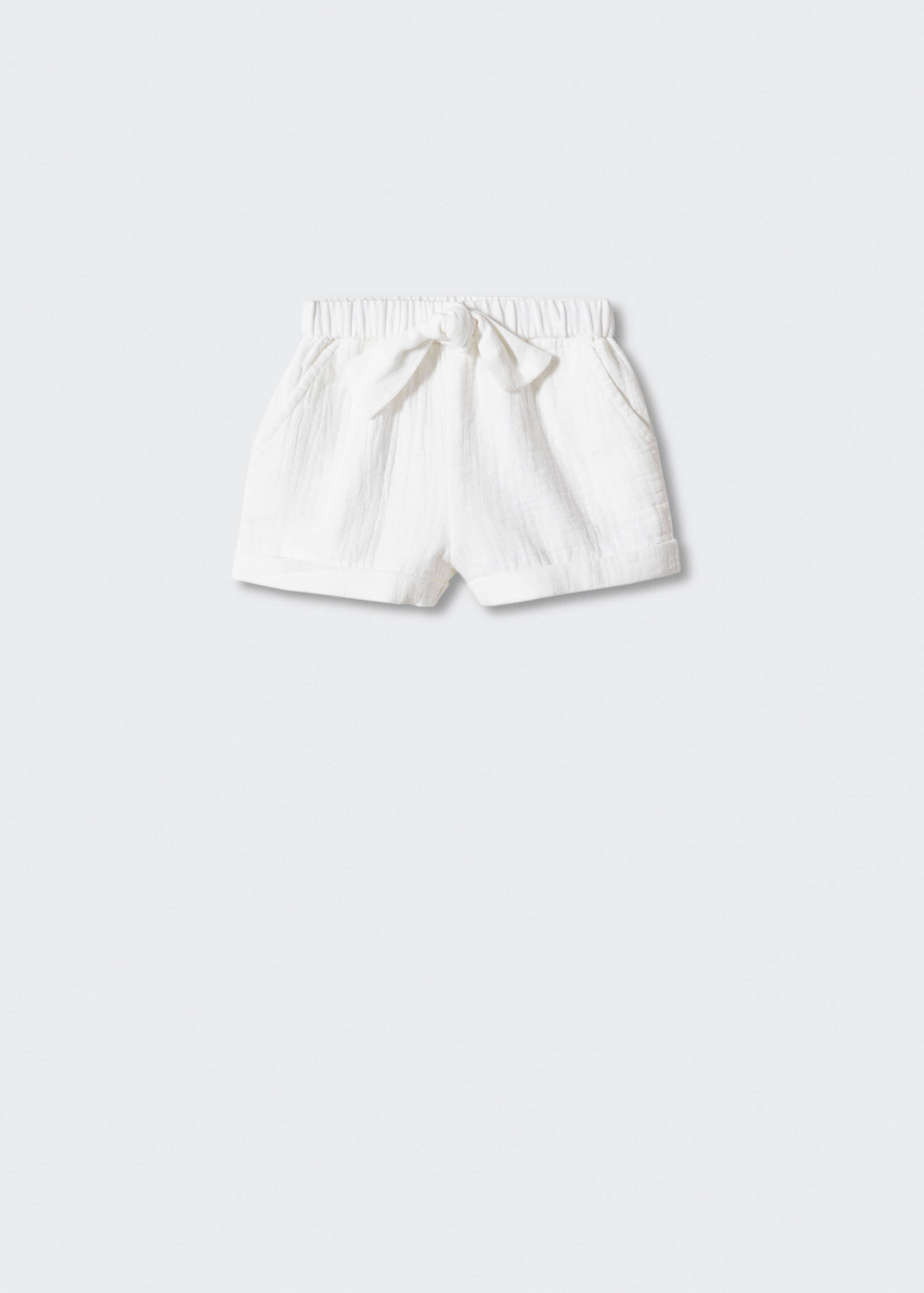 Stretch cotton shorts - Article without model