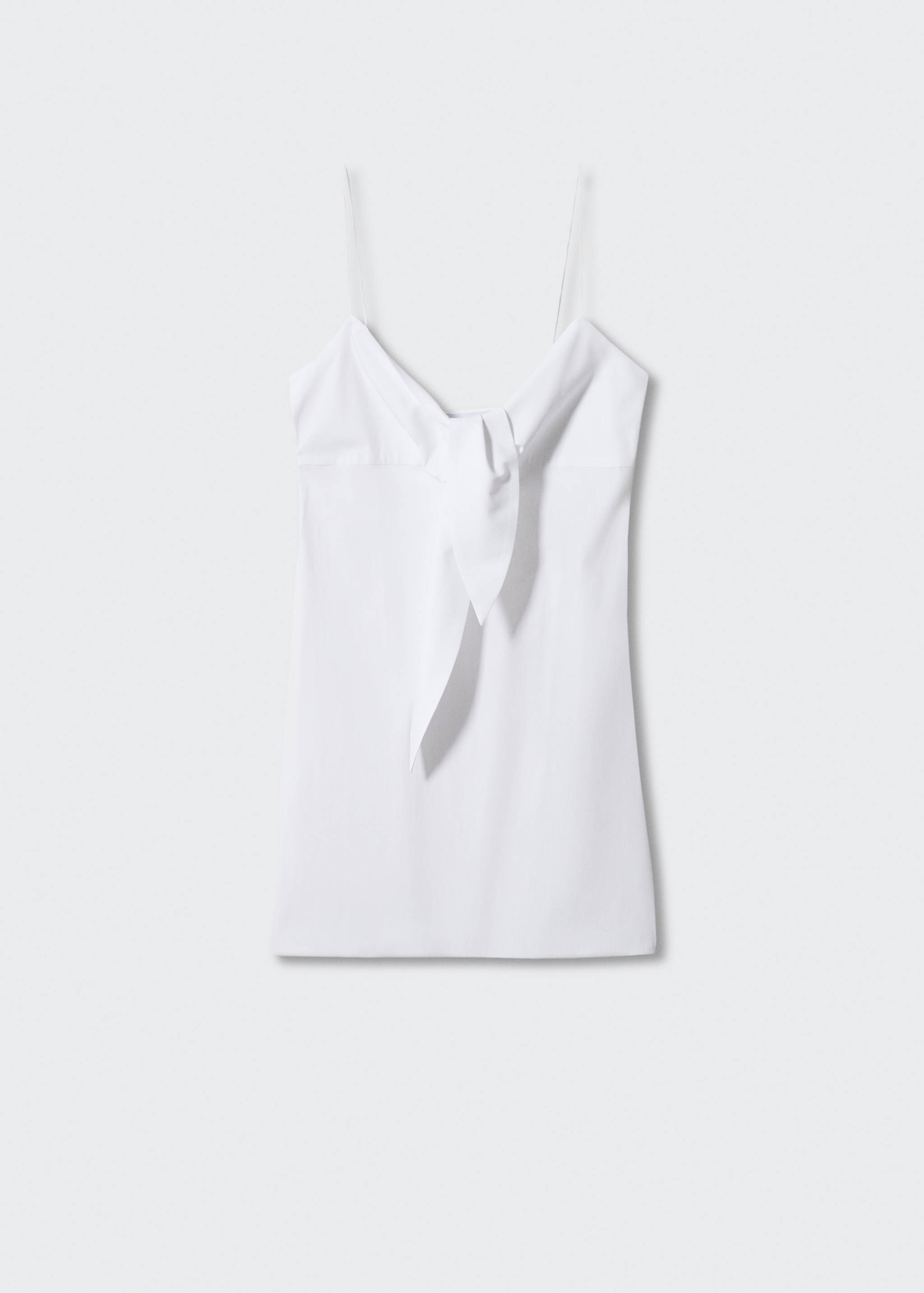 Strappy dress with knot neckline - Article without model