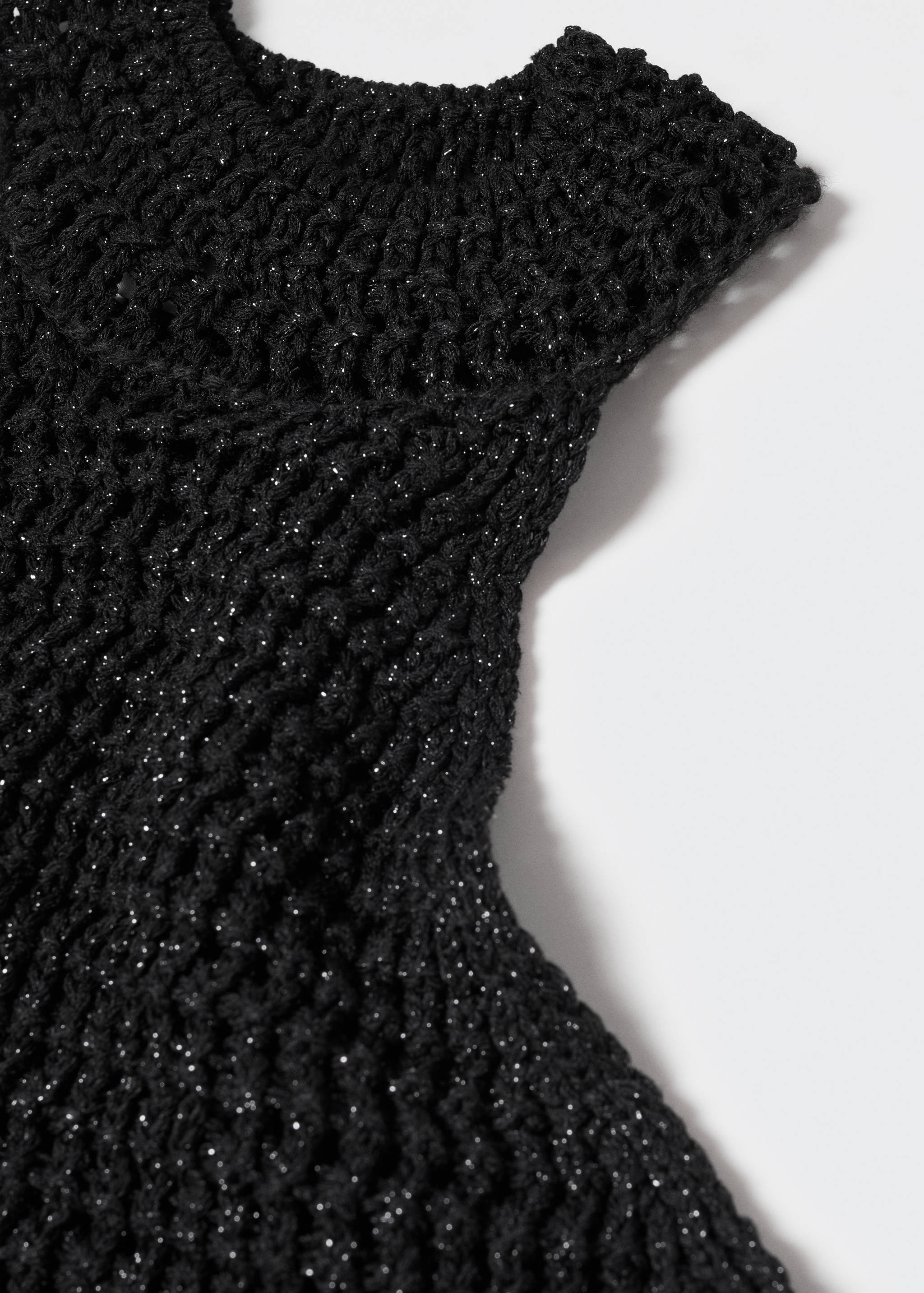 Vestido lúrex cuello halter - Detalle del artículo 8