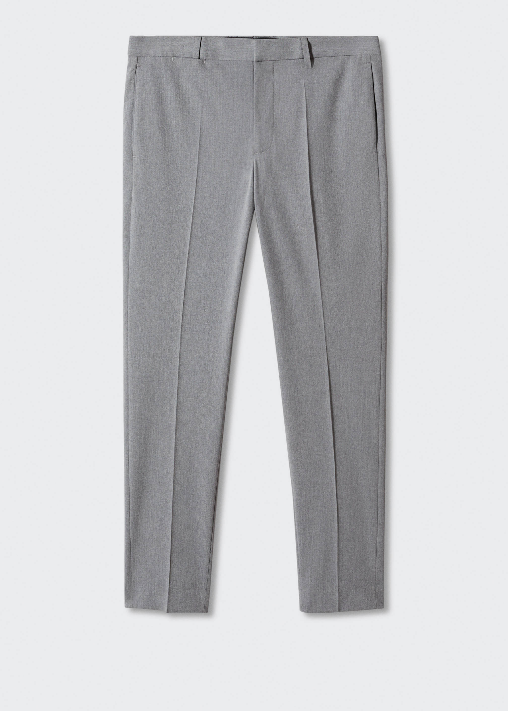 Stretch fabric super slim-fit suit trousers - Article without model