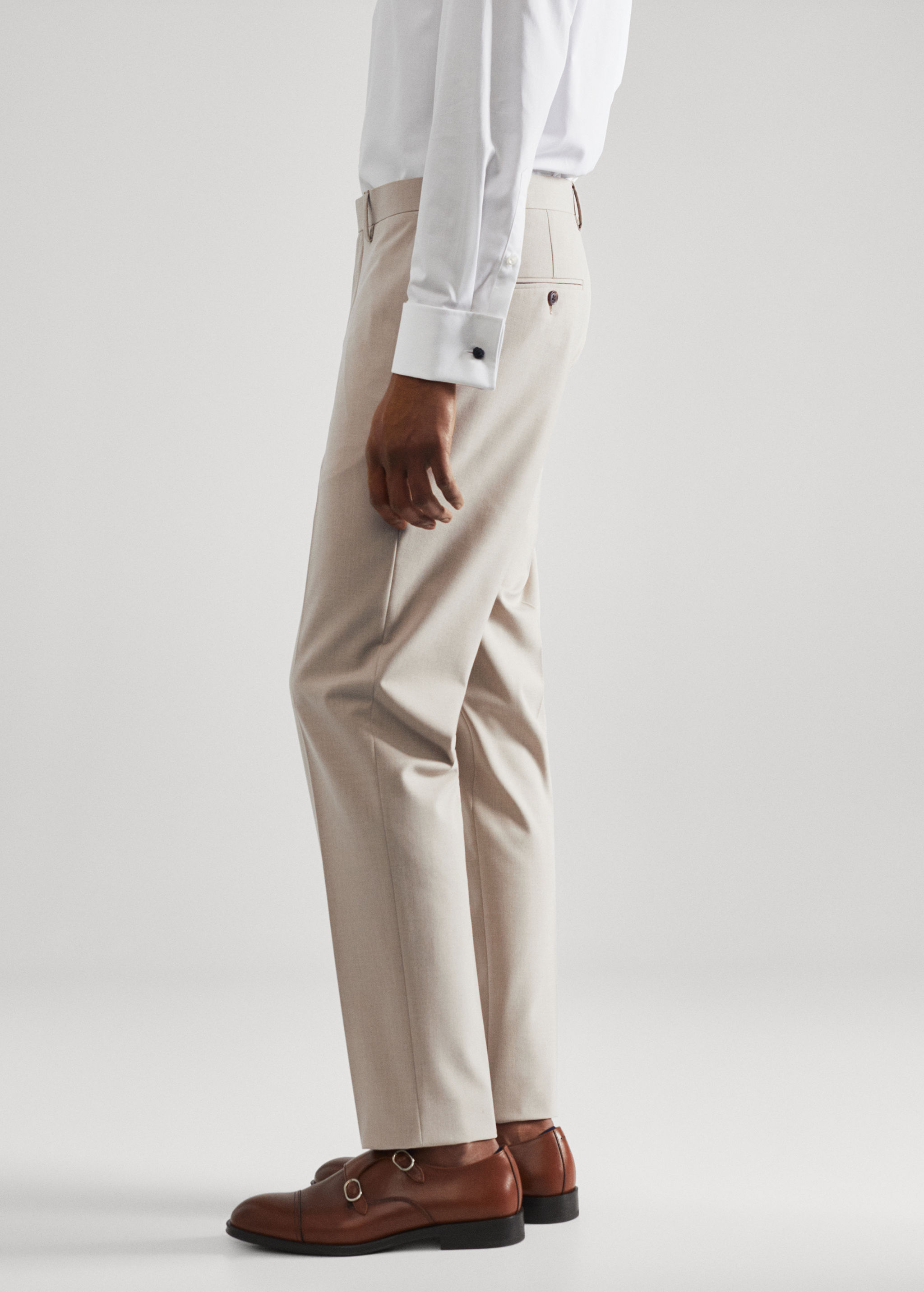 Slim Fit-Anzughose aus Comfort-Stretch-Gewebe - Detail des Artikels 4
