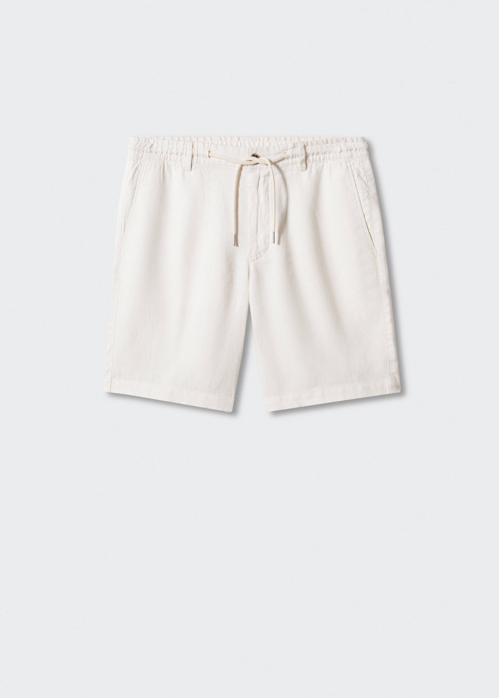 Bermuda 100% linnen met koord - Artikel zonder model