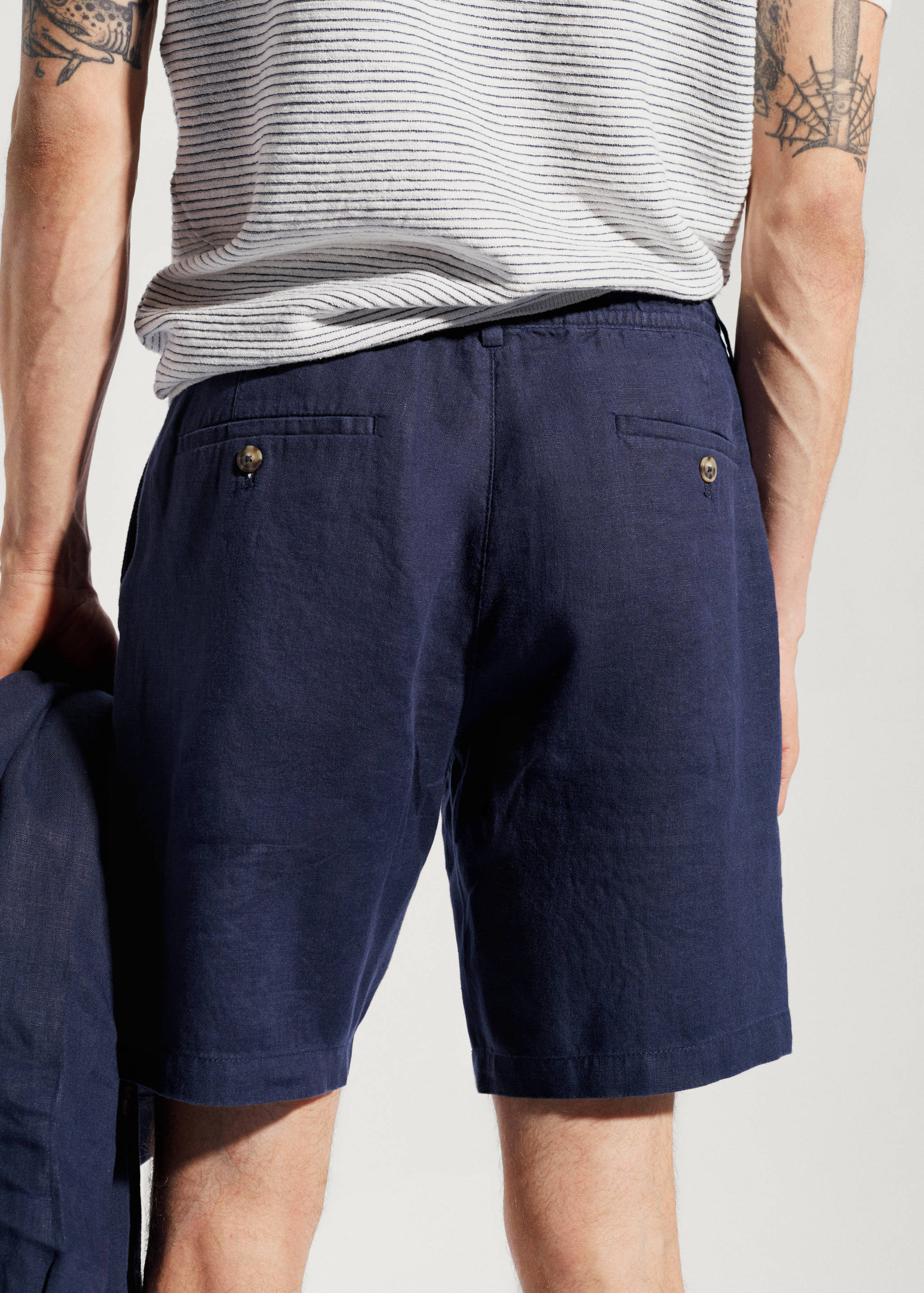 Bermuda 100% linnen met koord - Detail van het artikel 6