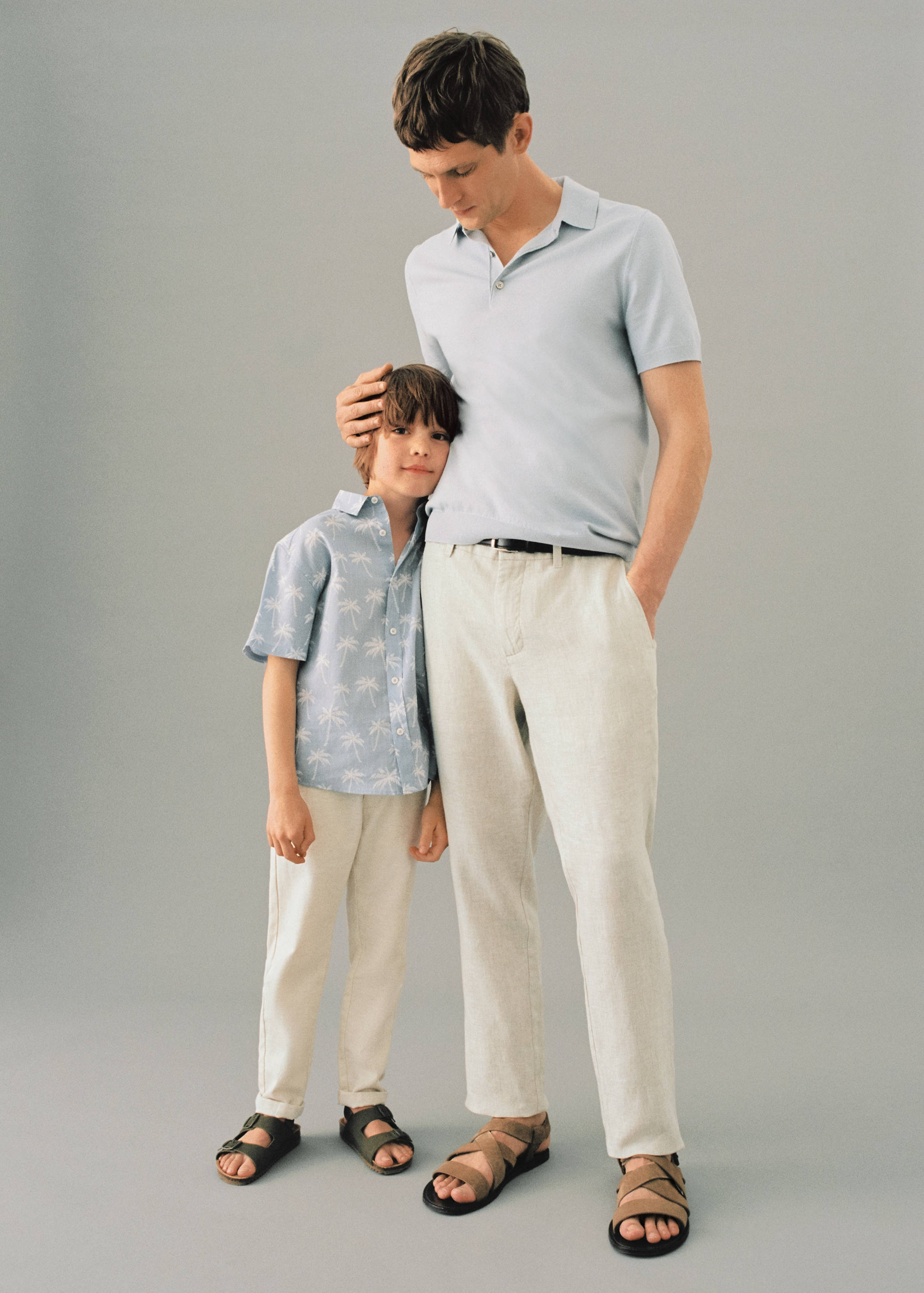 Calças de 100% linho slim fit - Pormenor do artigo 5