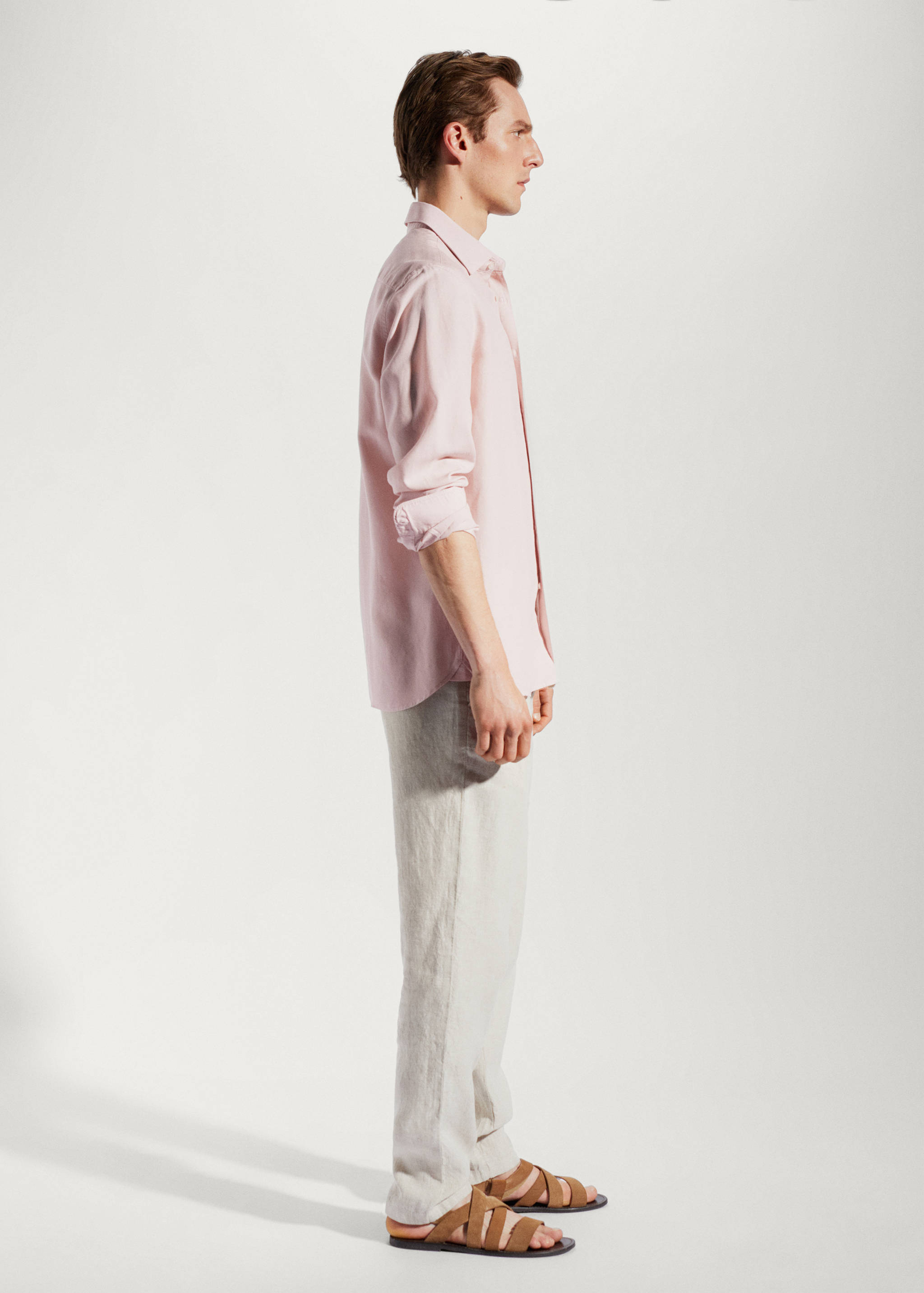 Light tencel-linen shirt - Details of the article 2