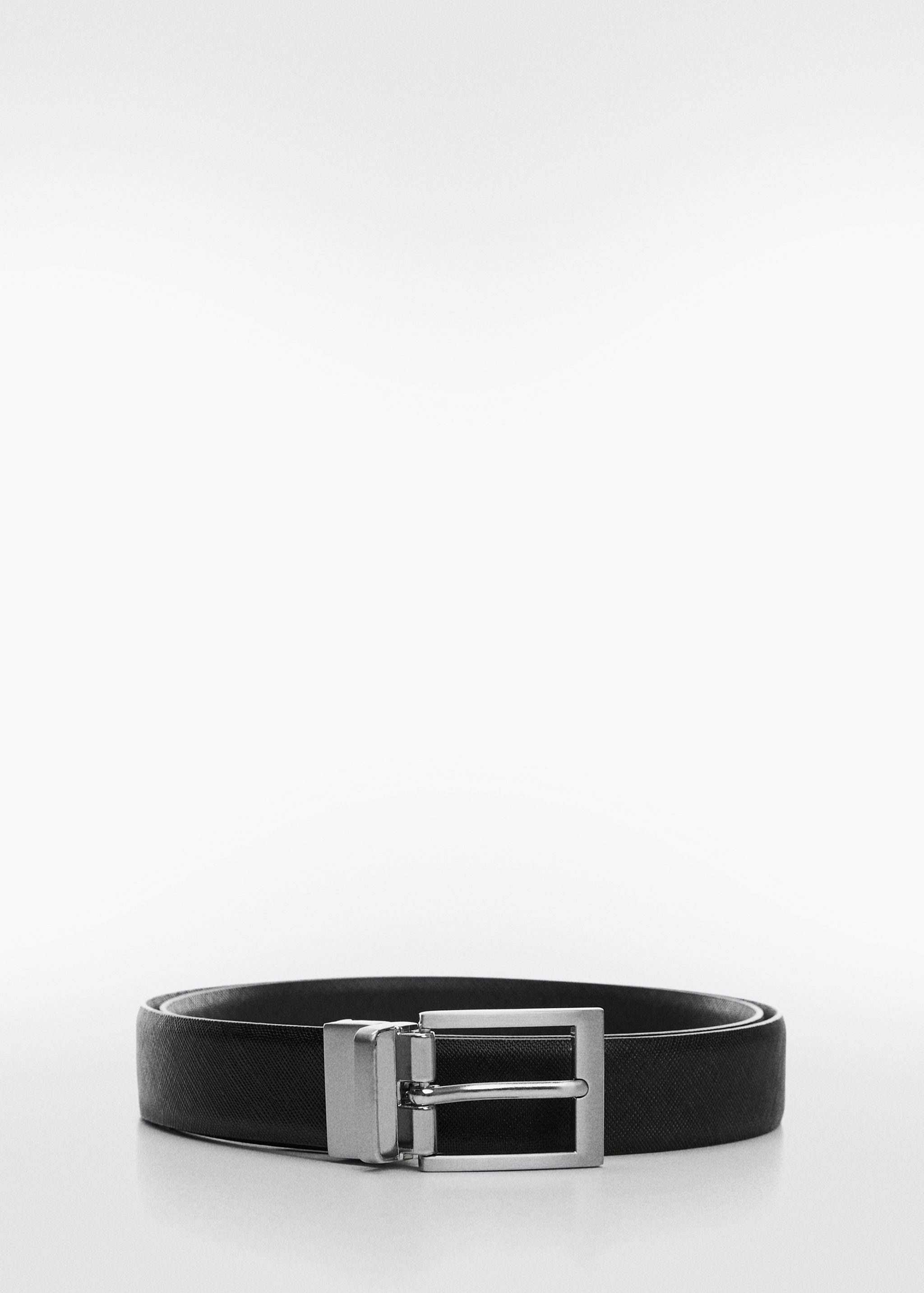 Saffiano leather tailored belt - Article without model