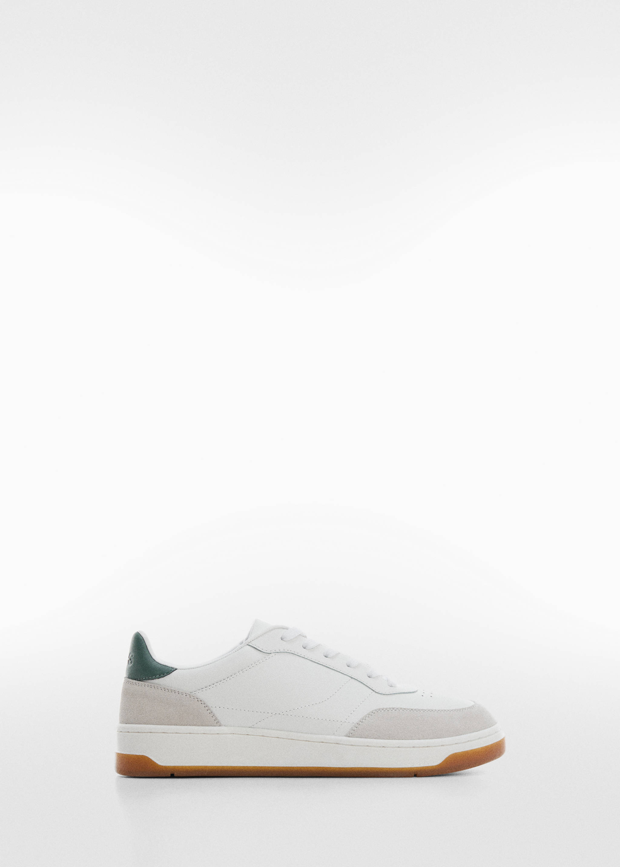 Leather mixed sneakers - Article without model
