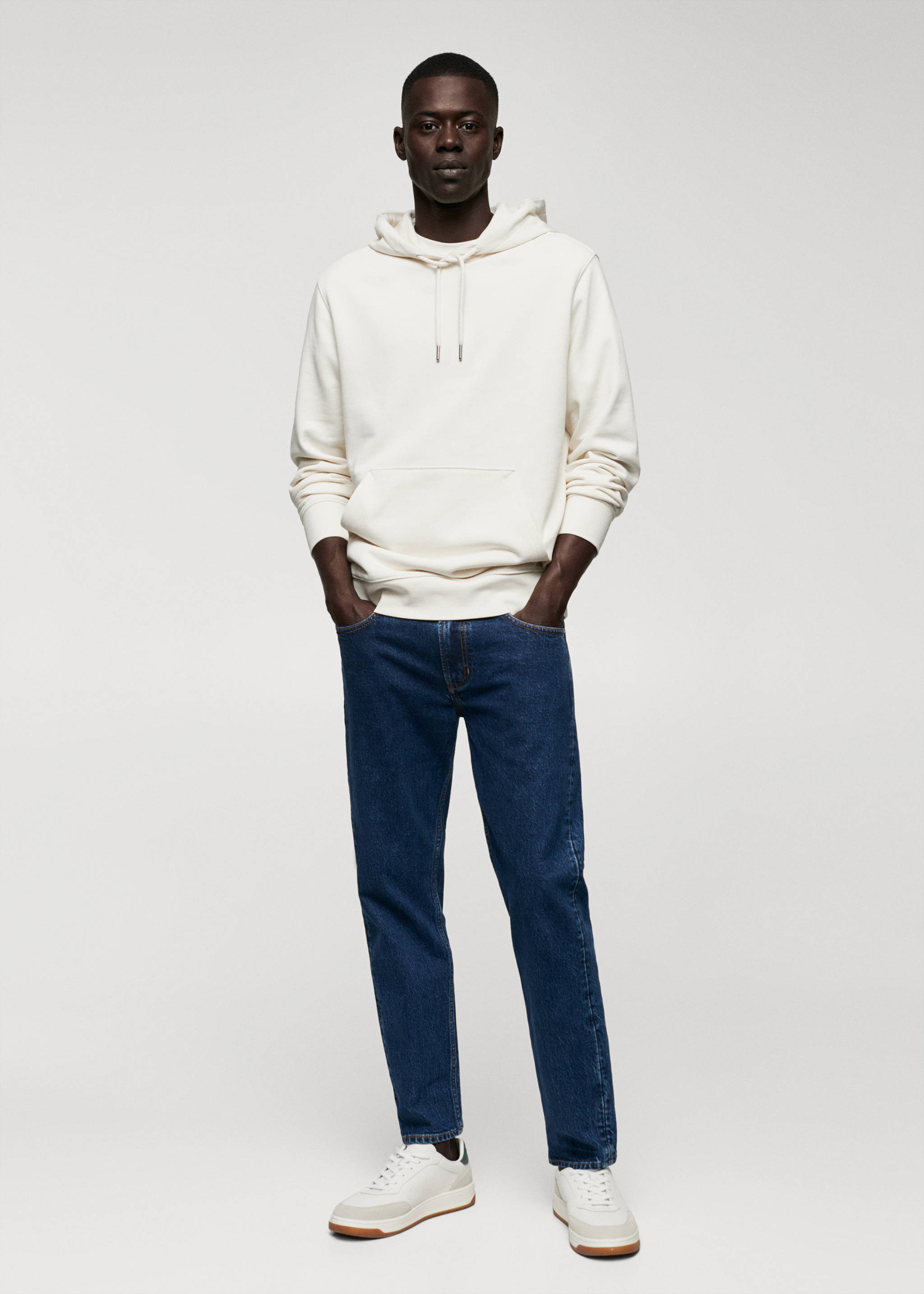 Dessuadora cotó caputxa - Pla general