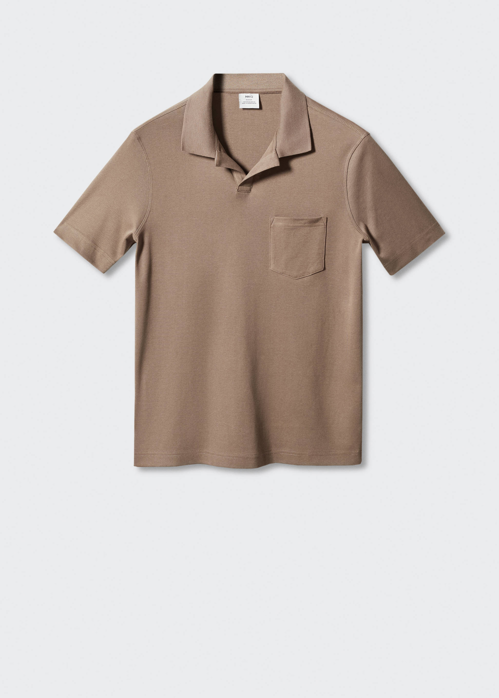 100% cotton polo shirt with pocket - Article without model