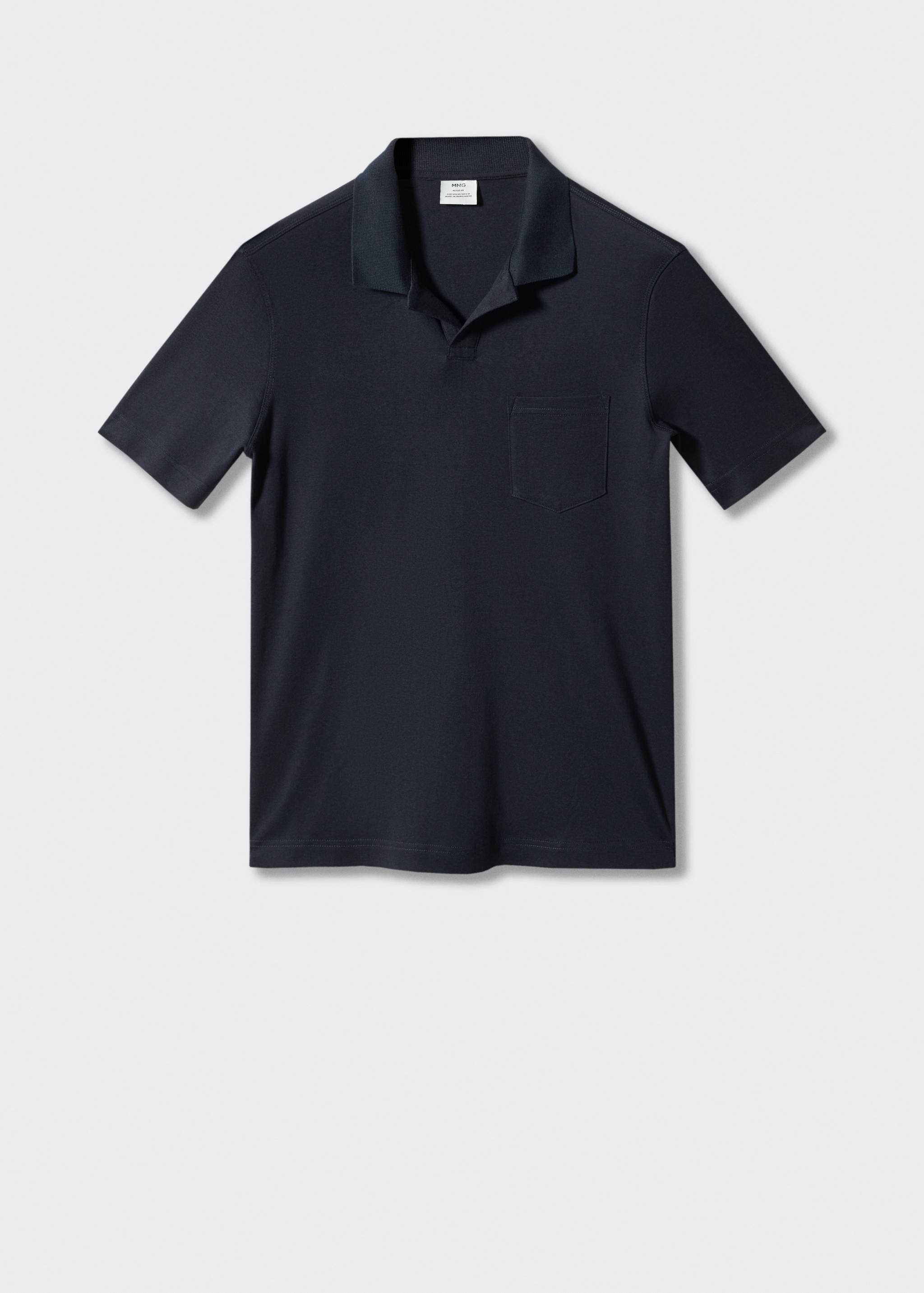 100% cotton polo shirt with pocket - Article without model
