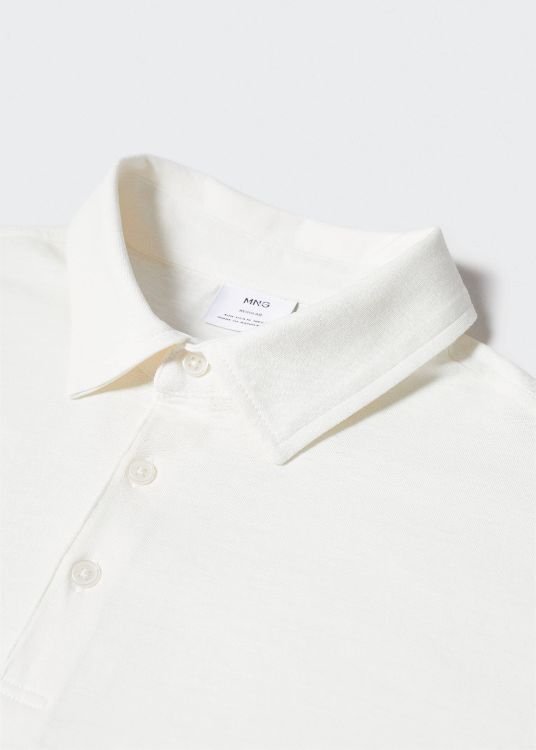 100% cotton basic polo shirt - Details of the article 8