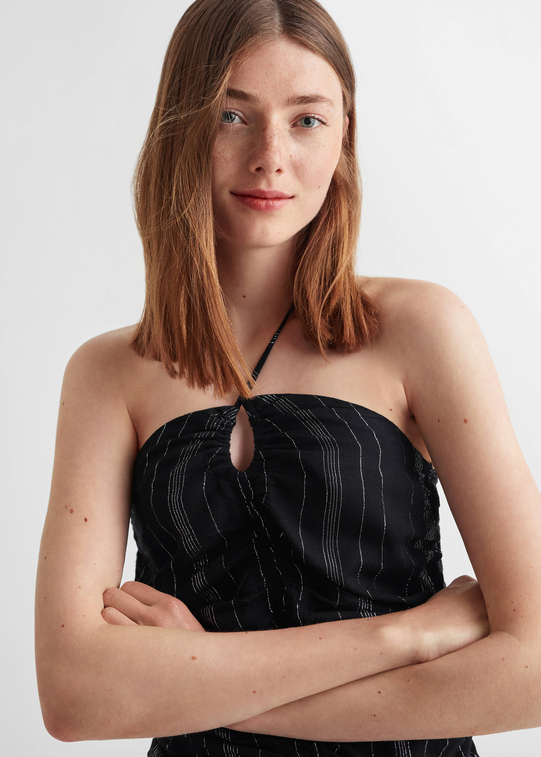 Vestido fruncido volantes - Detalle del artículo 1