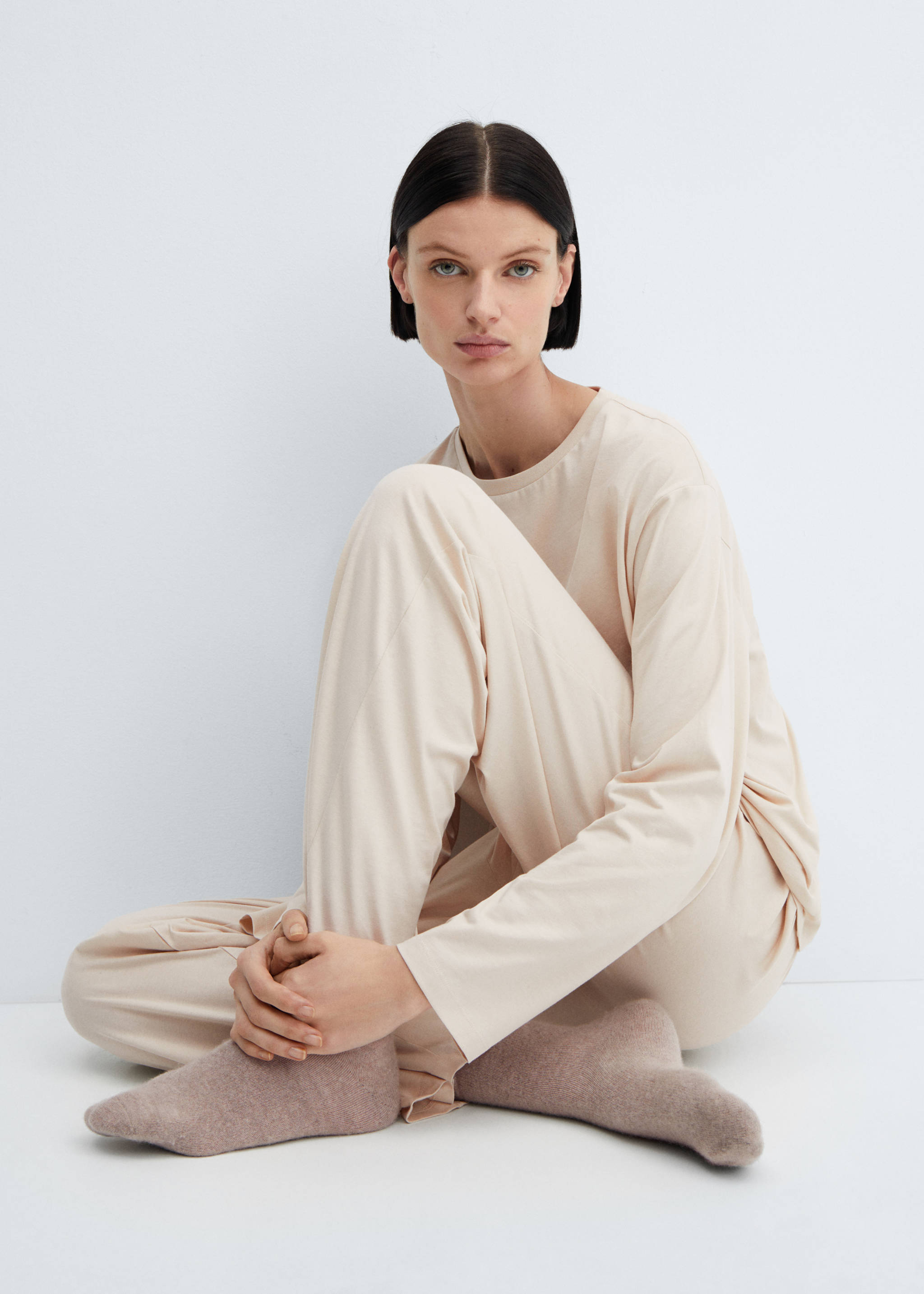 Cotton long pyjamas - Details of the article 2