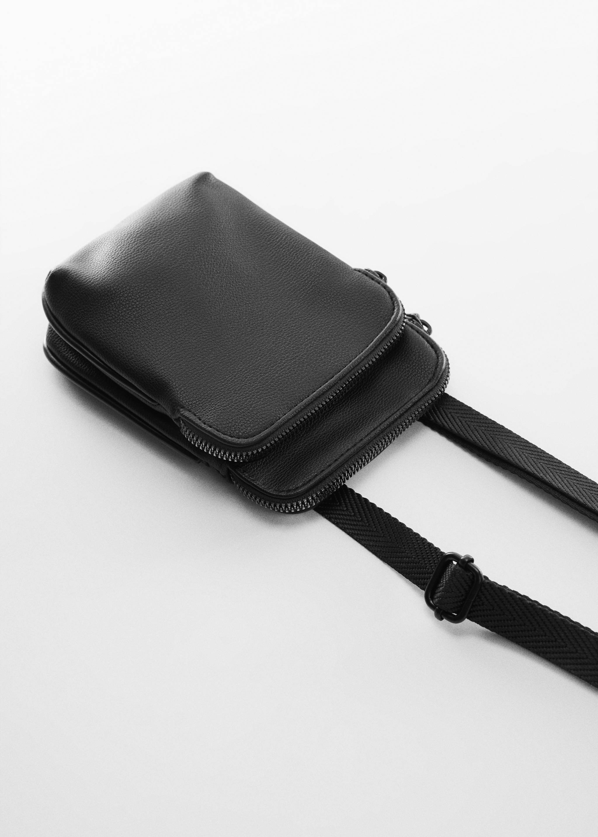 Mini faux-leather shoulder bag - Details of the article 1