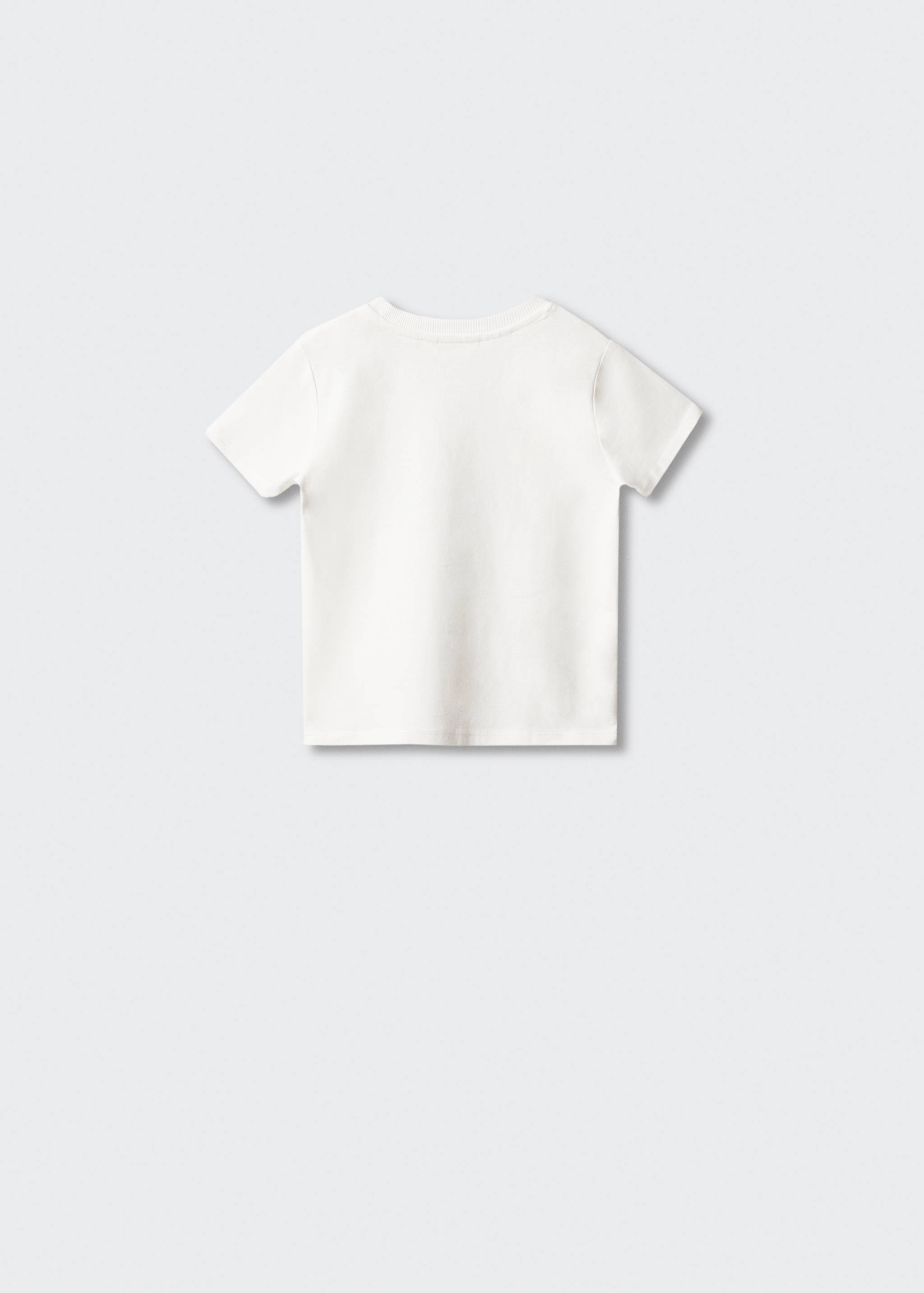 Cotton printed T-shirt - Reverse of the article