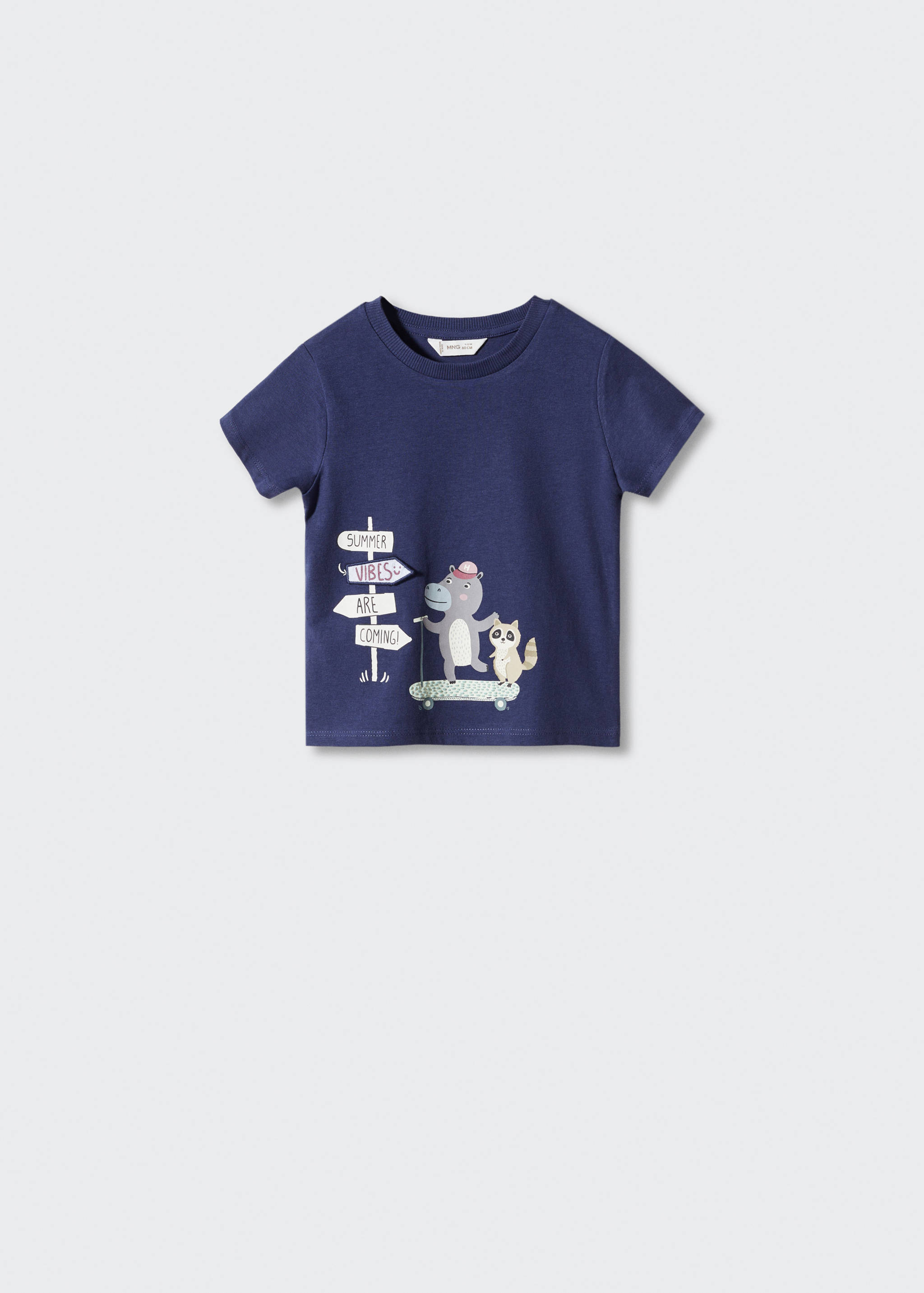 Cotton printed T-shirt - Article without model