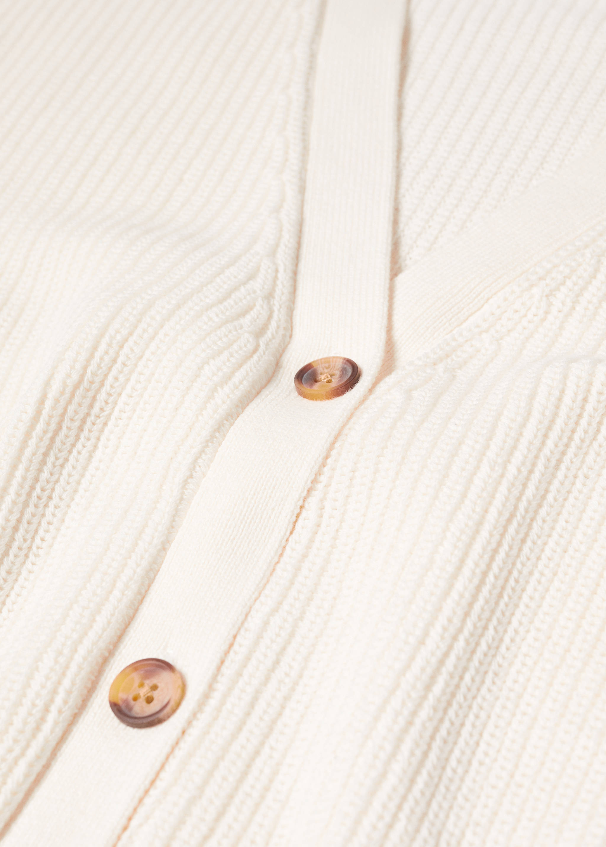 Ribbed knit cardigan - Details of the article 8