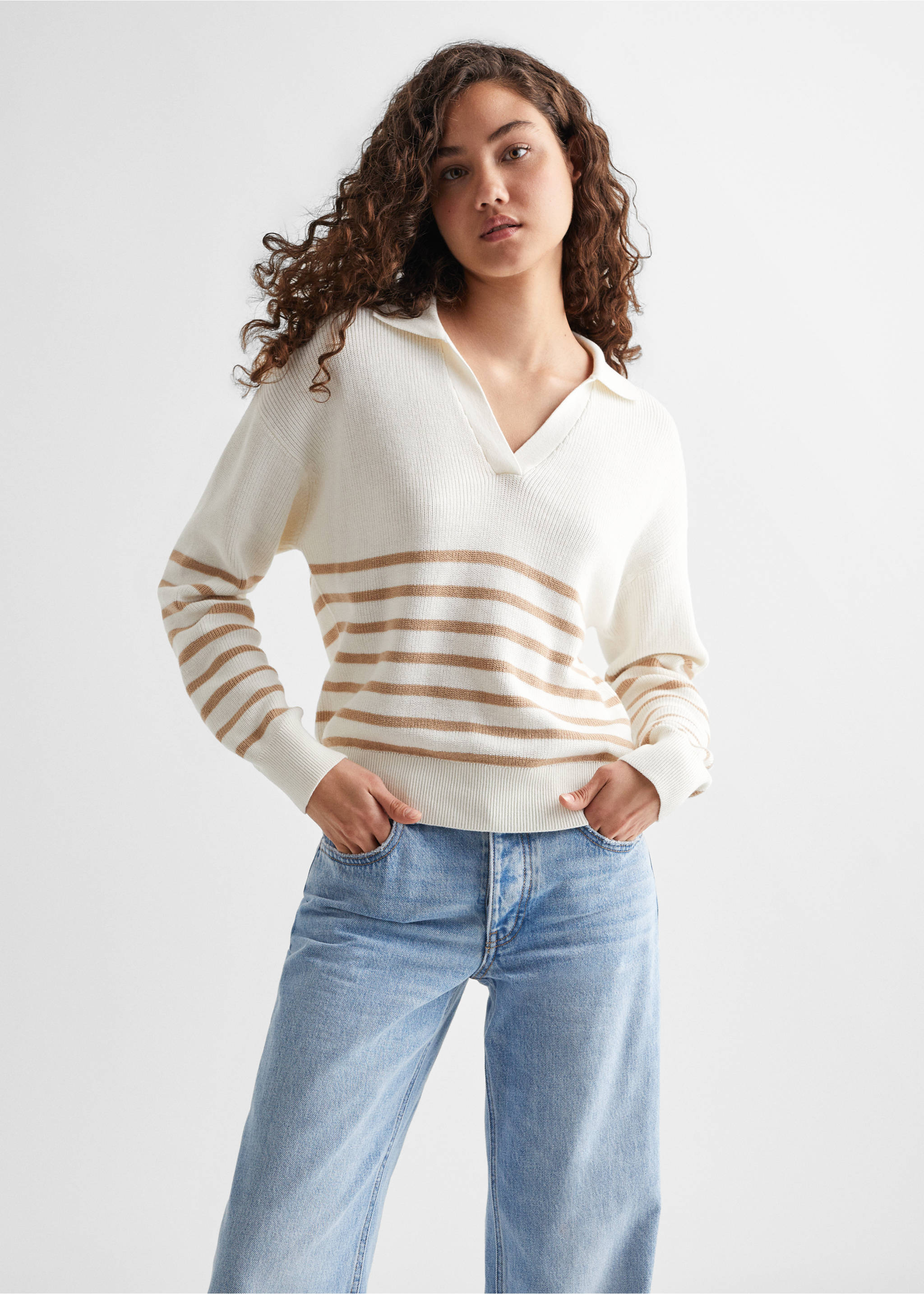 Straight jeans - Medium plane, Light Blue. Ref: 57000925-00.