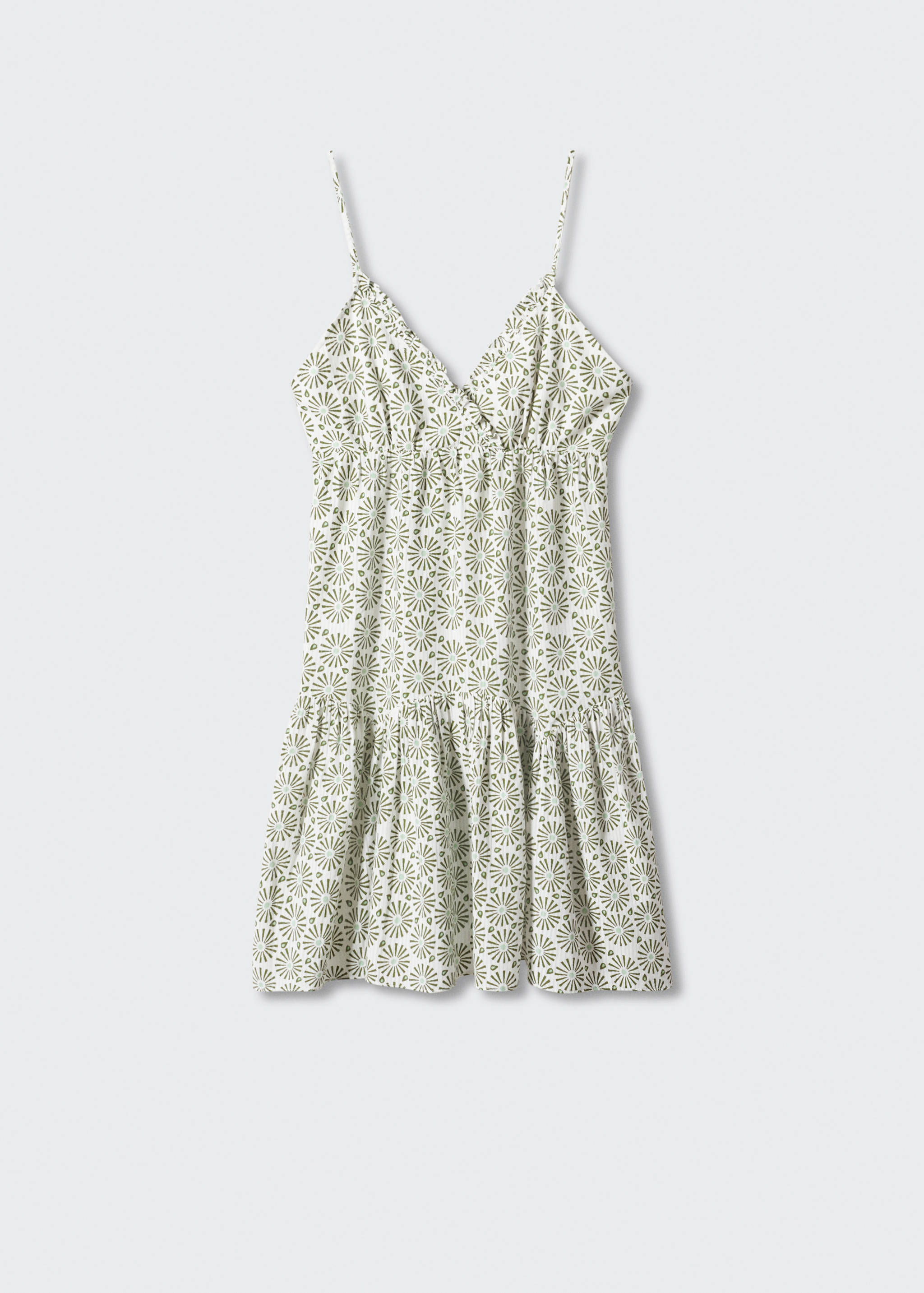 Printed ruffle dress - Article without model