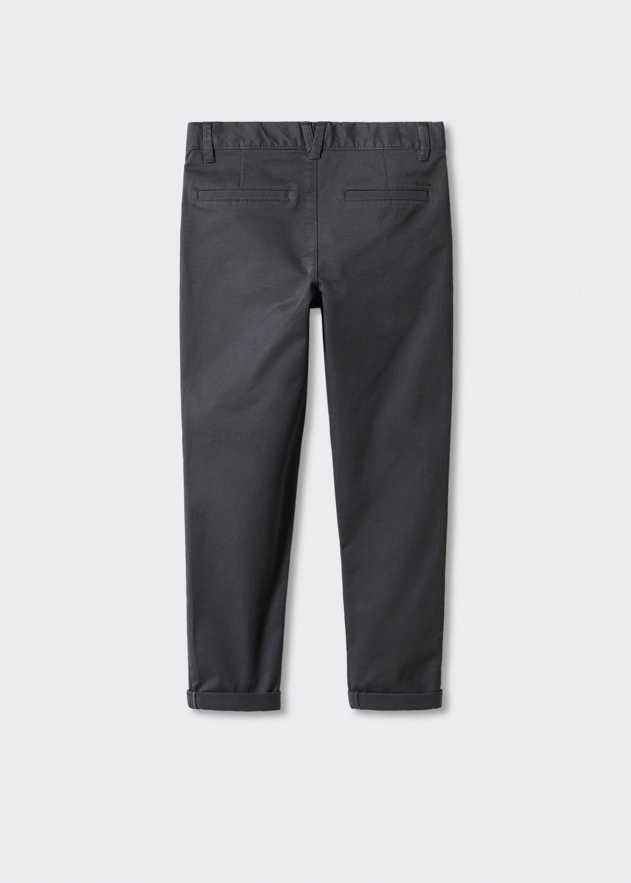 Cotton chinos - Reverse of the article