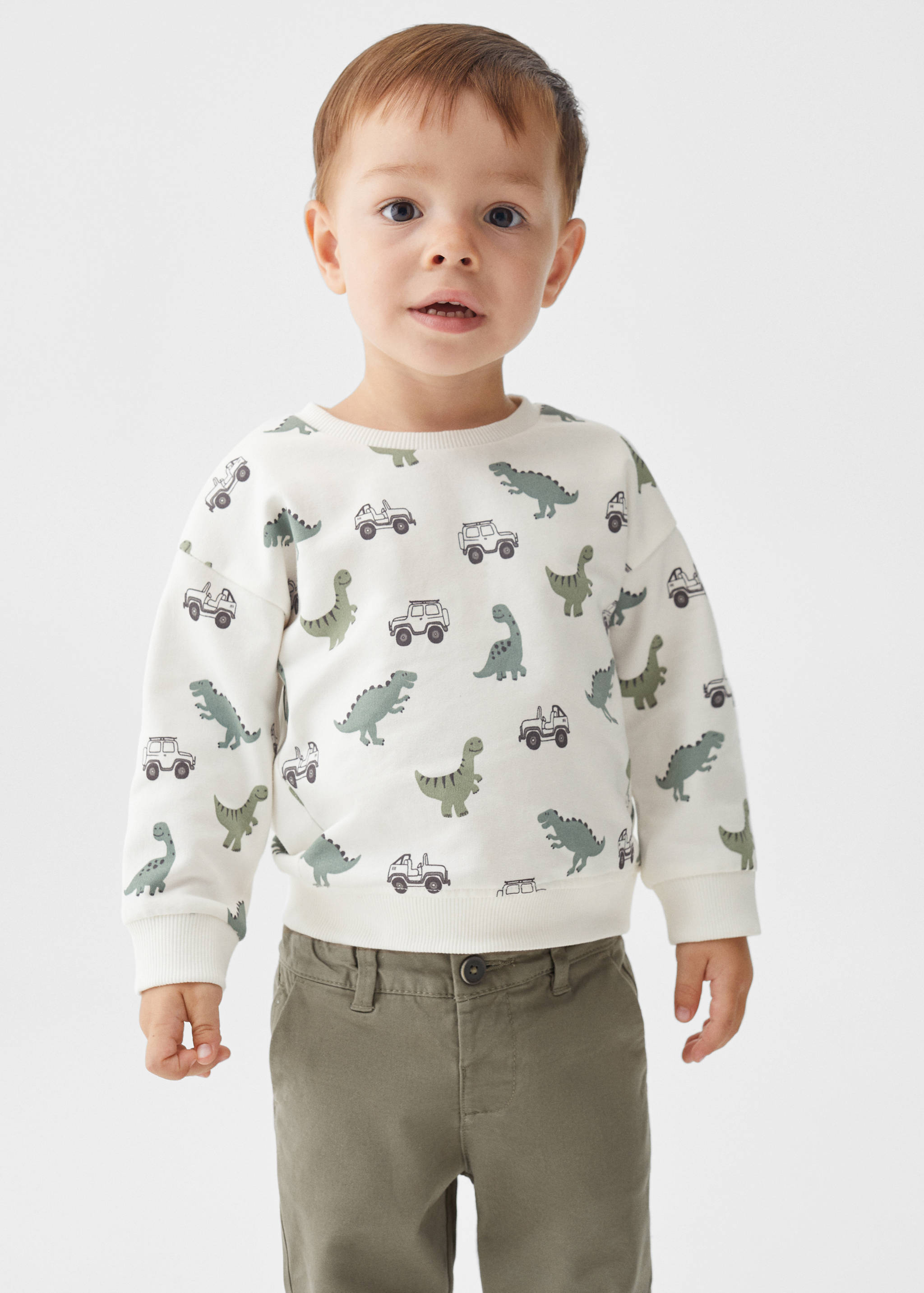 Cotton chinos - Medium plane