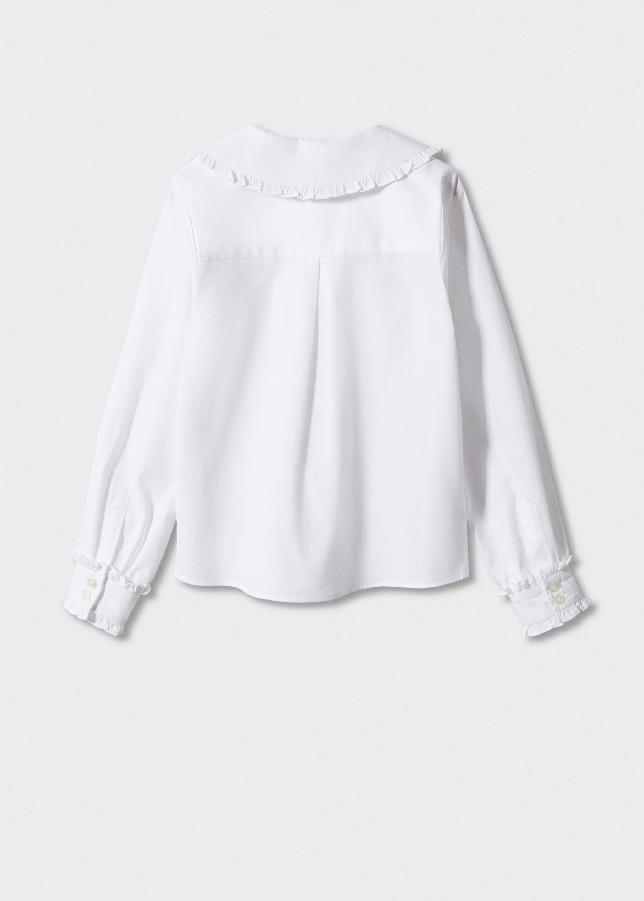 Double baby-collar shirt - Reverse of the article