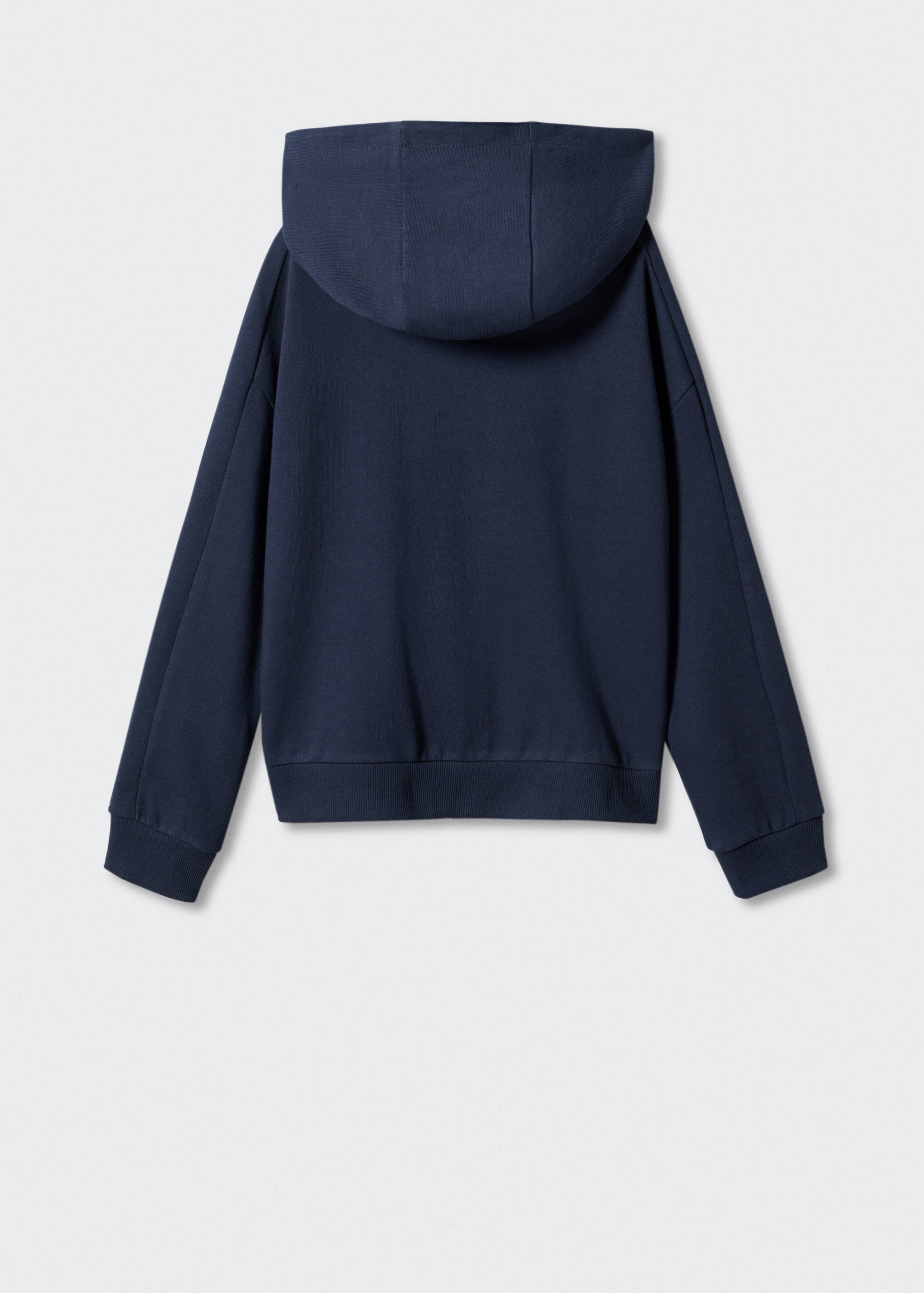 Mikina s kapucí a zipem - Zadní strana zboží