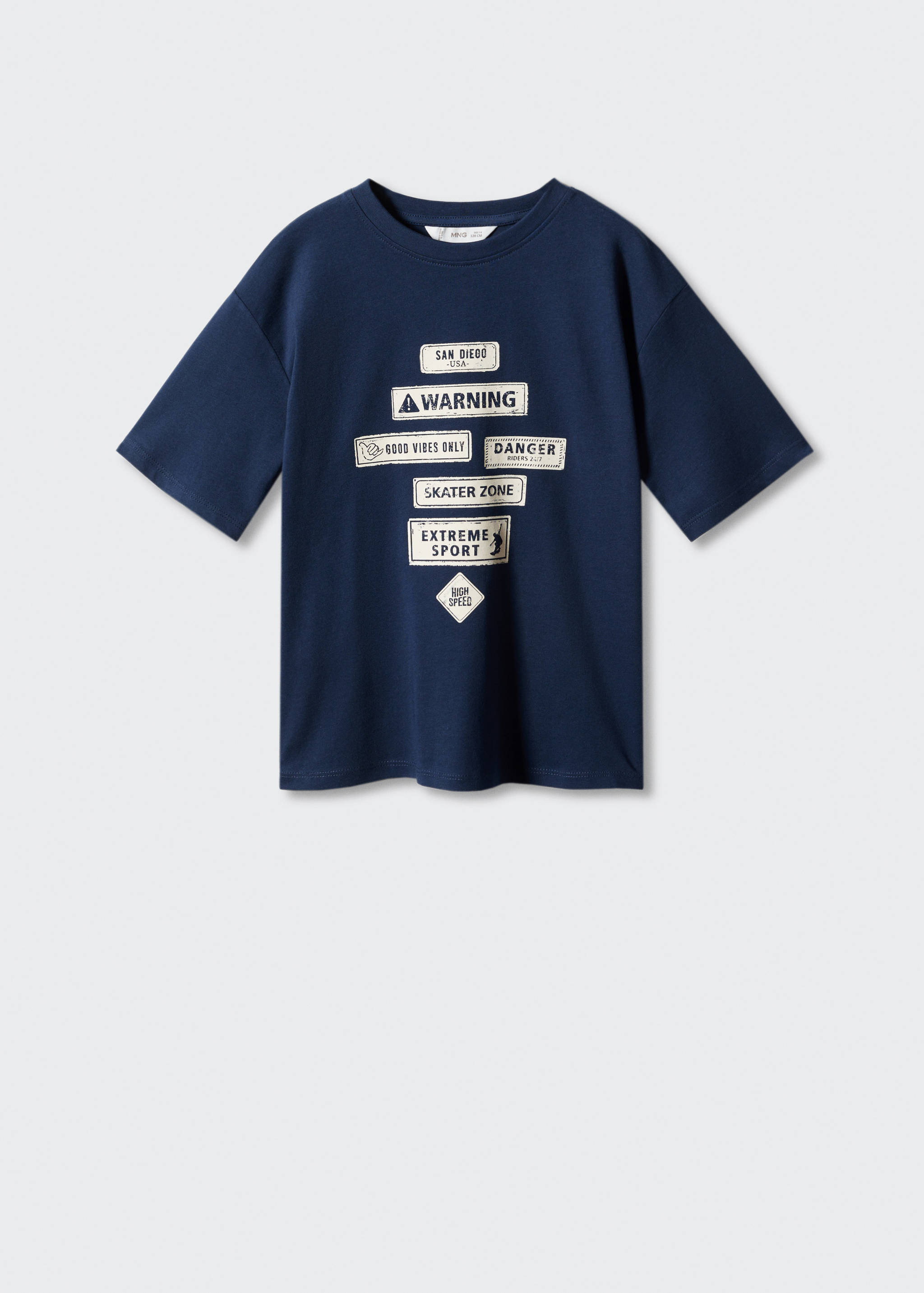 Bavlněné tričko s obrázkem - Zboží bez modelu