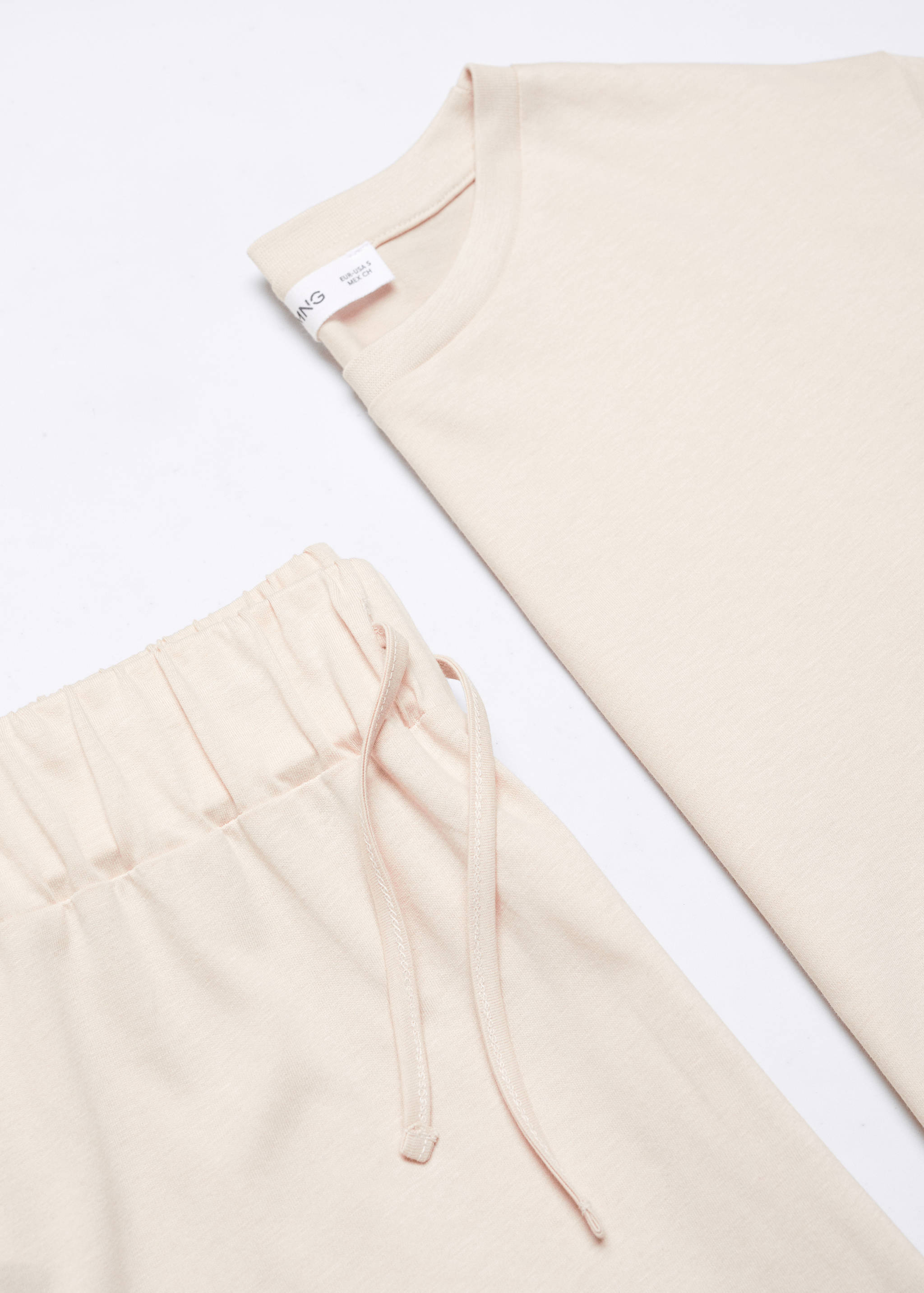 Kurzer Schlafanzug aus Baumwolle - Detail des Artikels 8