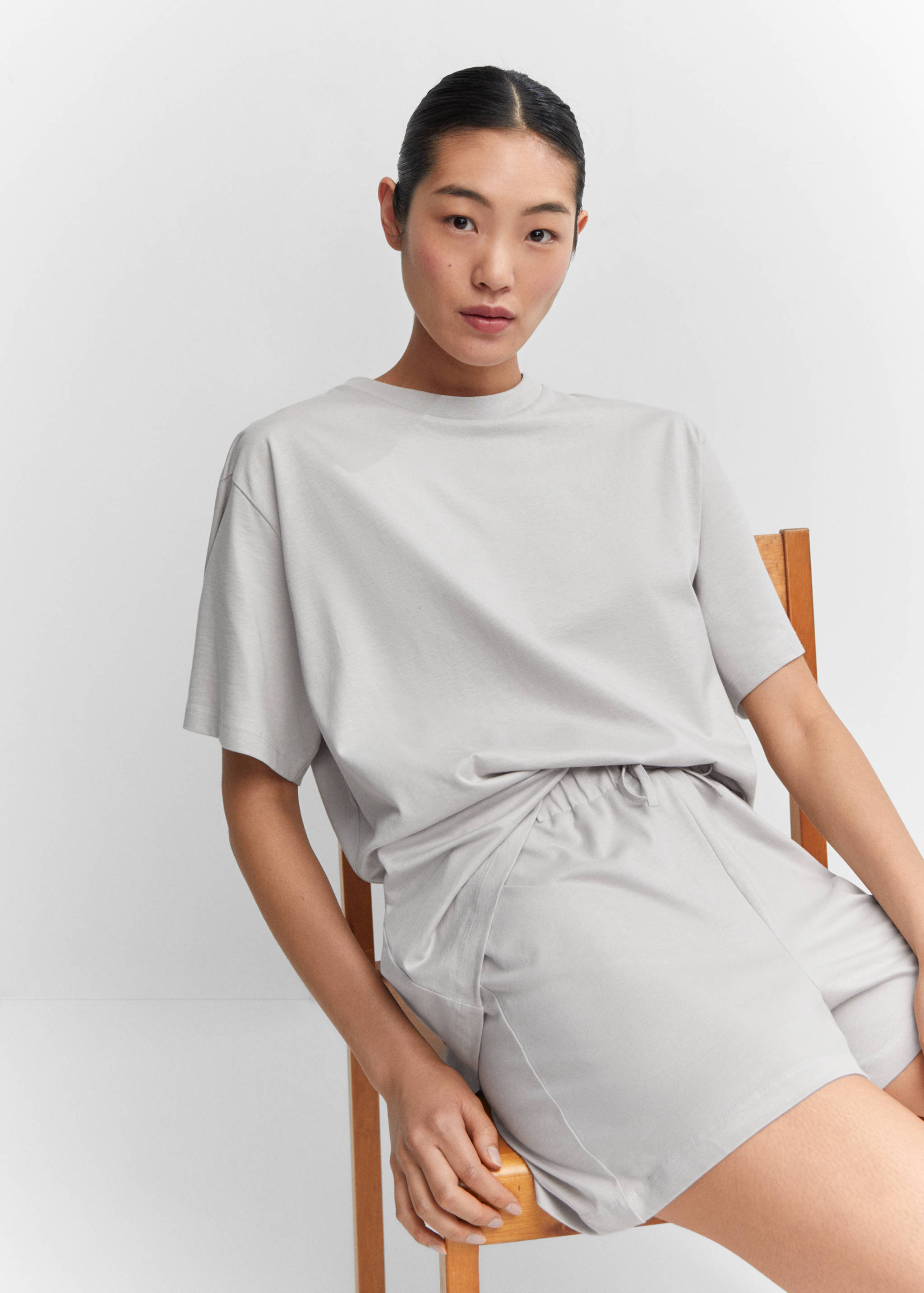 Kurzer Schlafanzug aus Baumwolle - Detail des Artikels 2