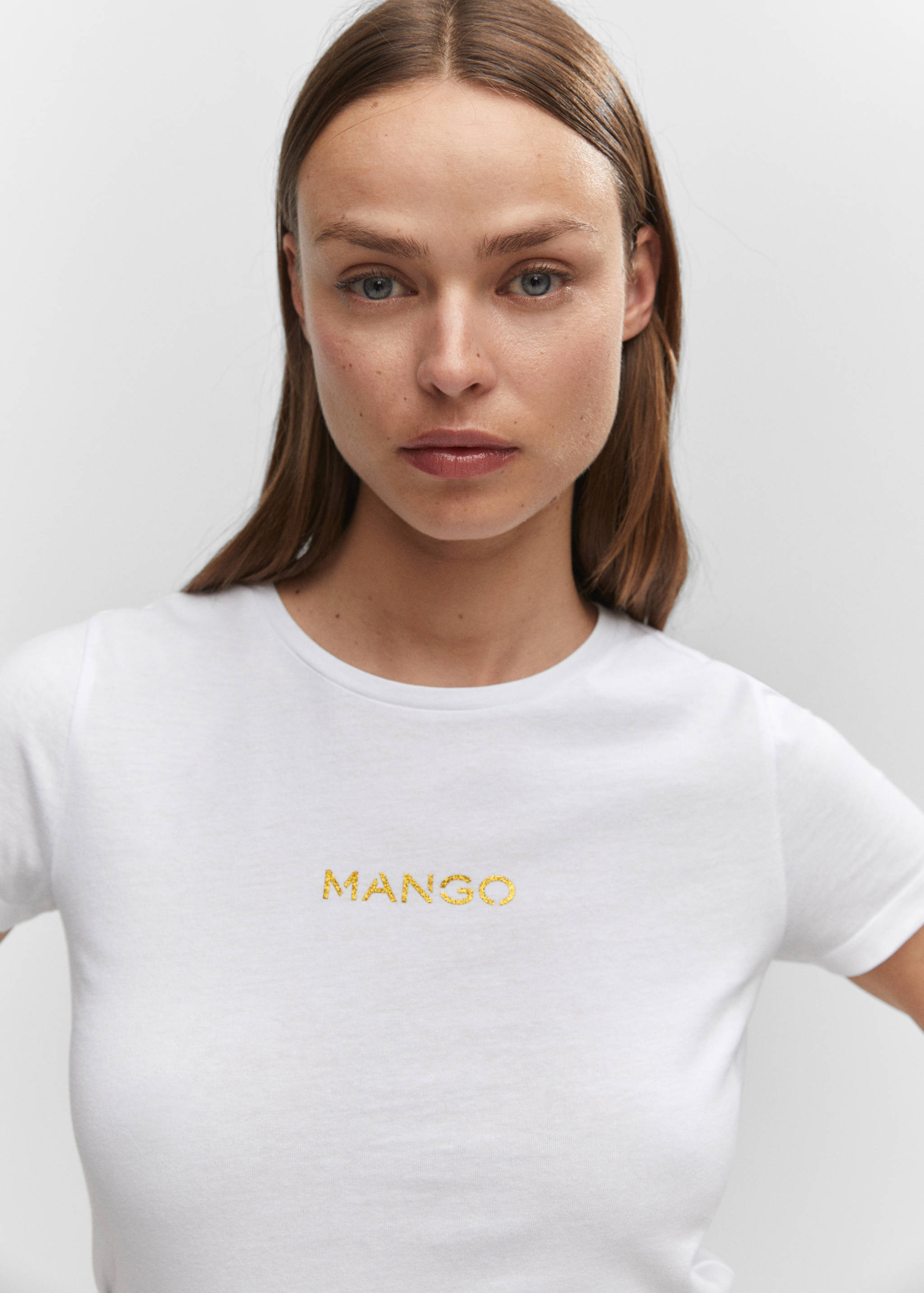 Metallic logo T-shirt - Details of the article 1
