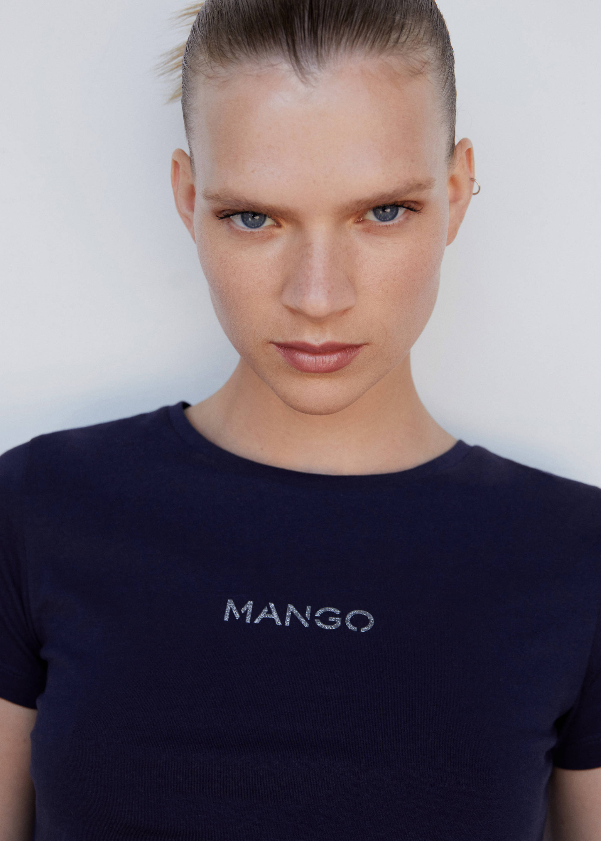 Metallic logo T-shirt - Details of the article 1