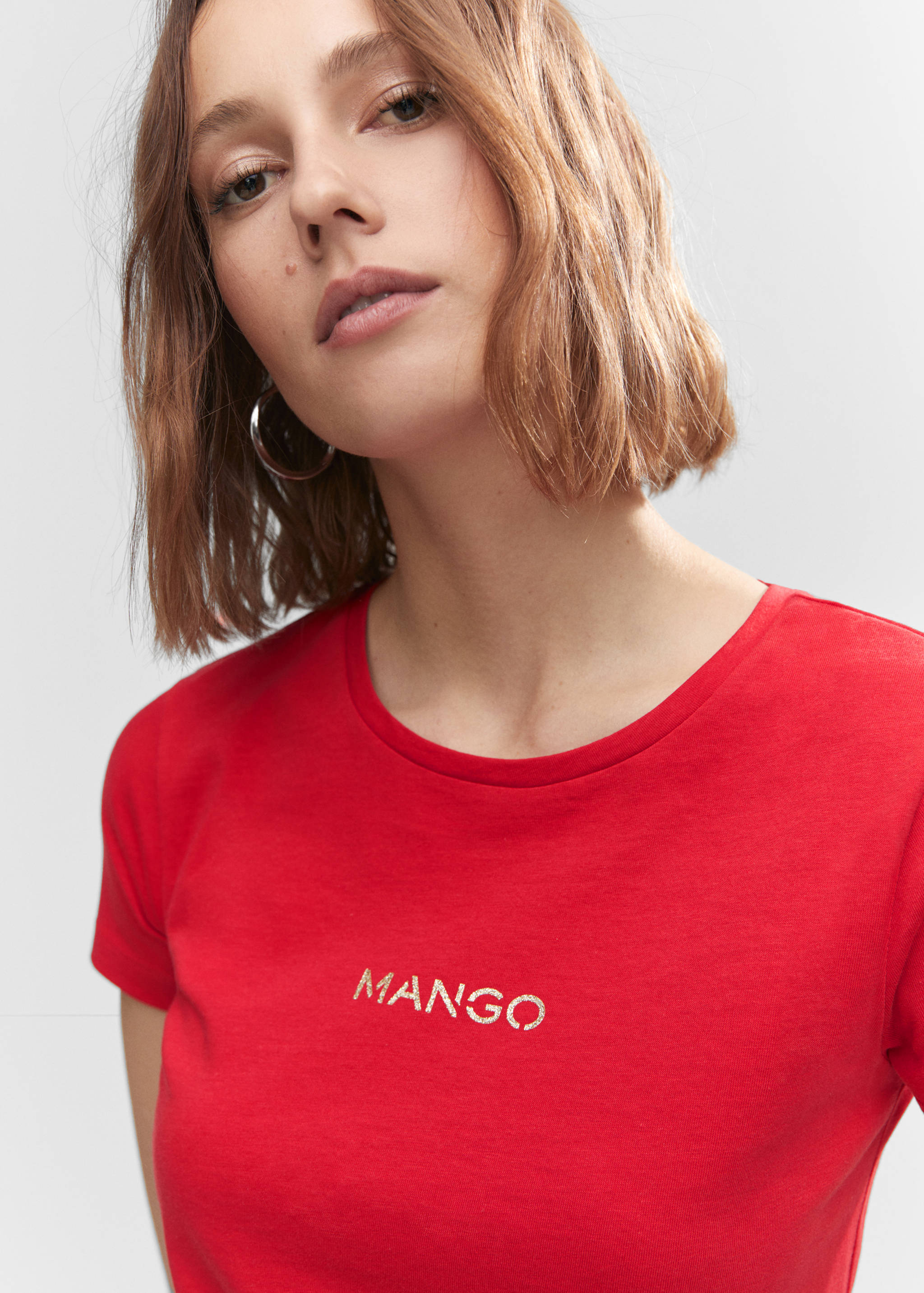 Metallic logo T-shirt - Details of the article 1