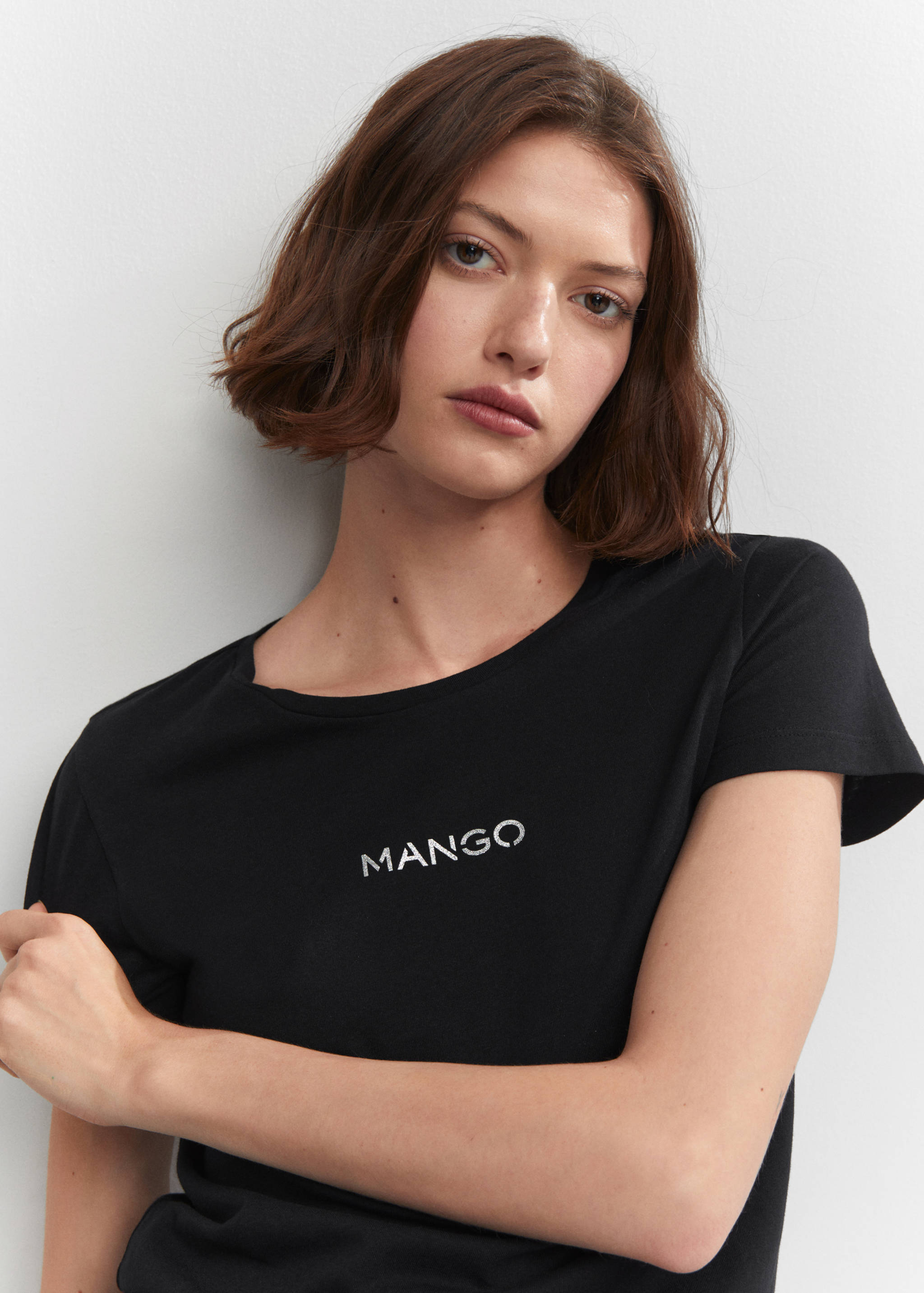 Metallic logo T-shirt - Details of the article 1