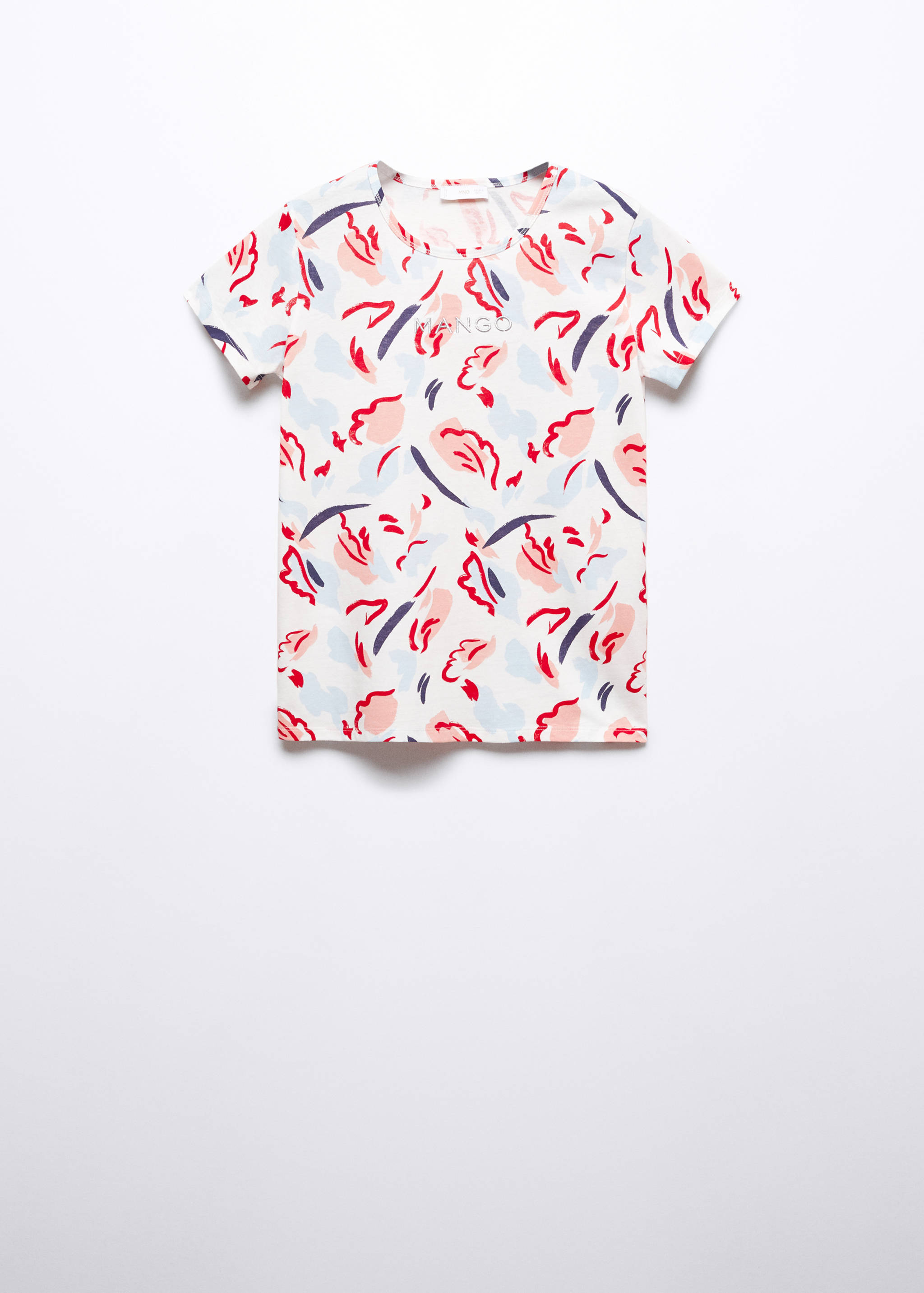 Embroidered logo print t-shirt - Article without model