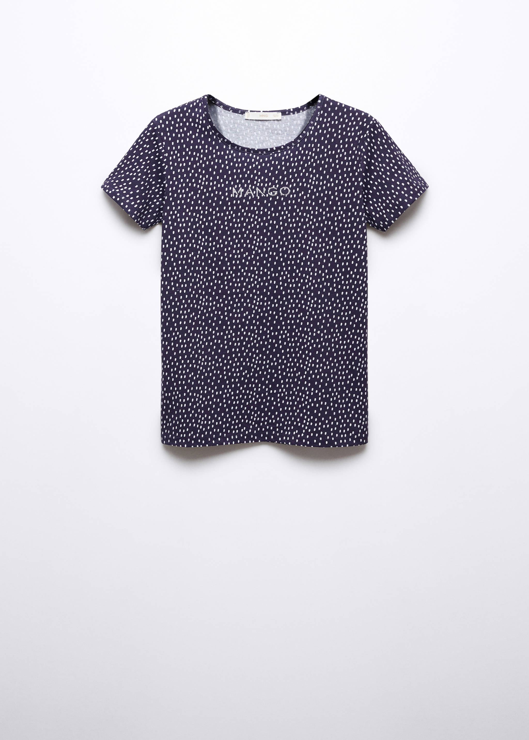 Embroidered logo print t-shirt - Article without model
