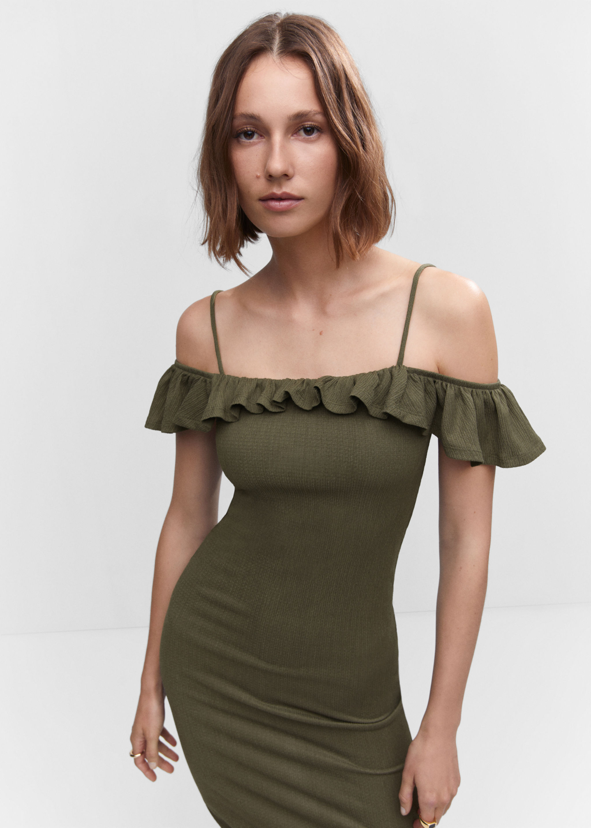 Vestit volants textura - Pla mig
