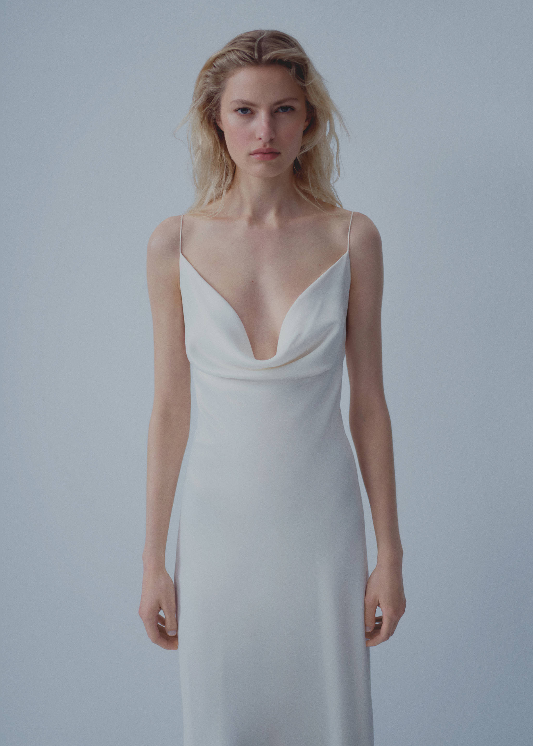 Vestito lingerie dettaglio piume - Dettaglio dell'articolo 4