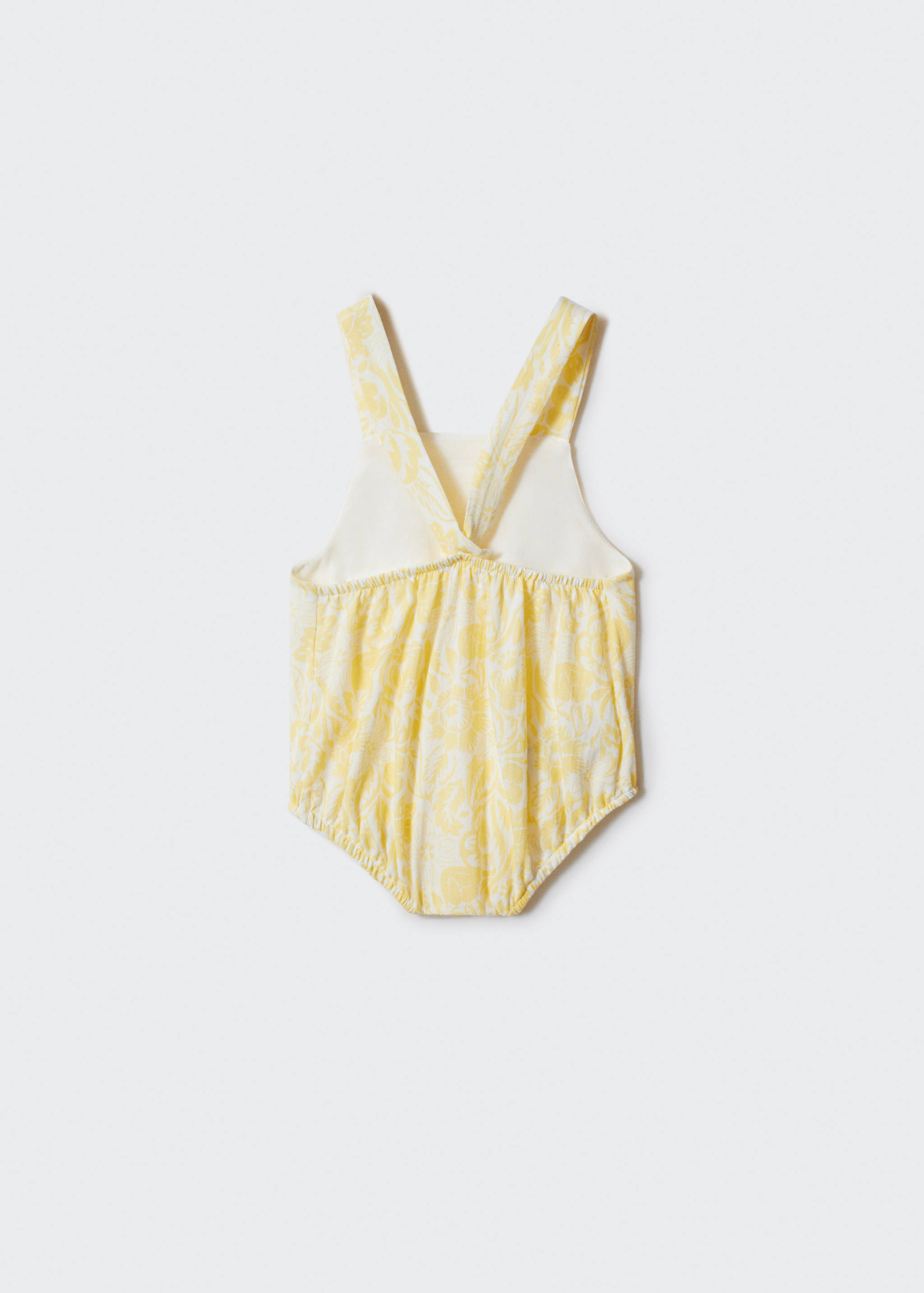 Print cotton one-piece suit - Reverse of the article