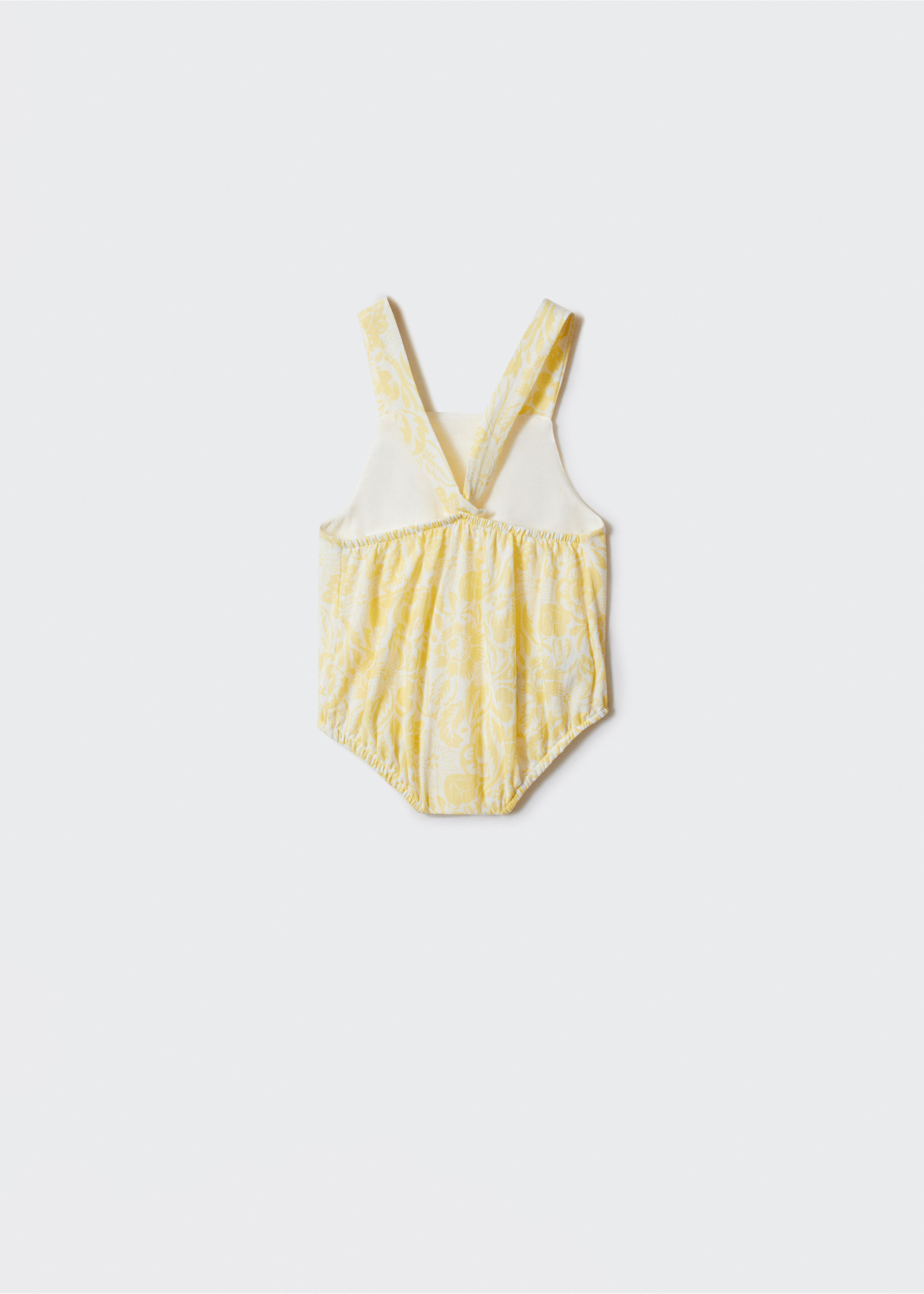 Print cotton one-piece suit - Reverse of the article