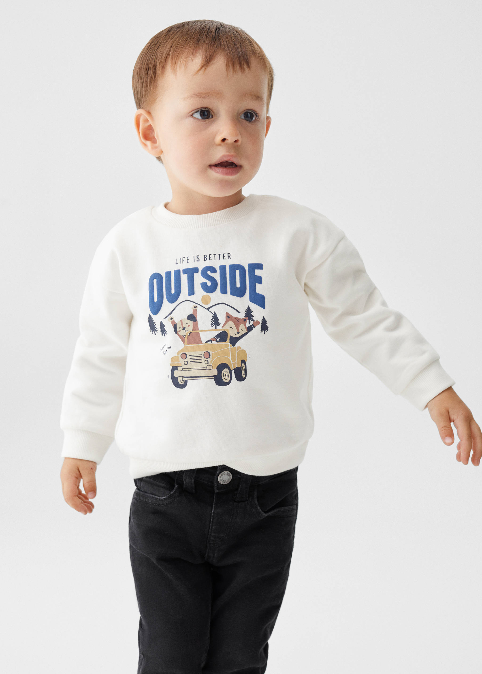 Skinny Jeans aus Baumwolle - Mittlere Ansicht