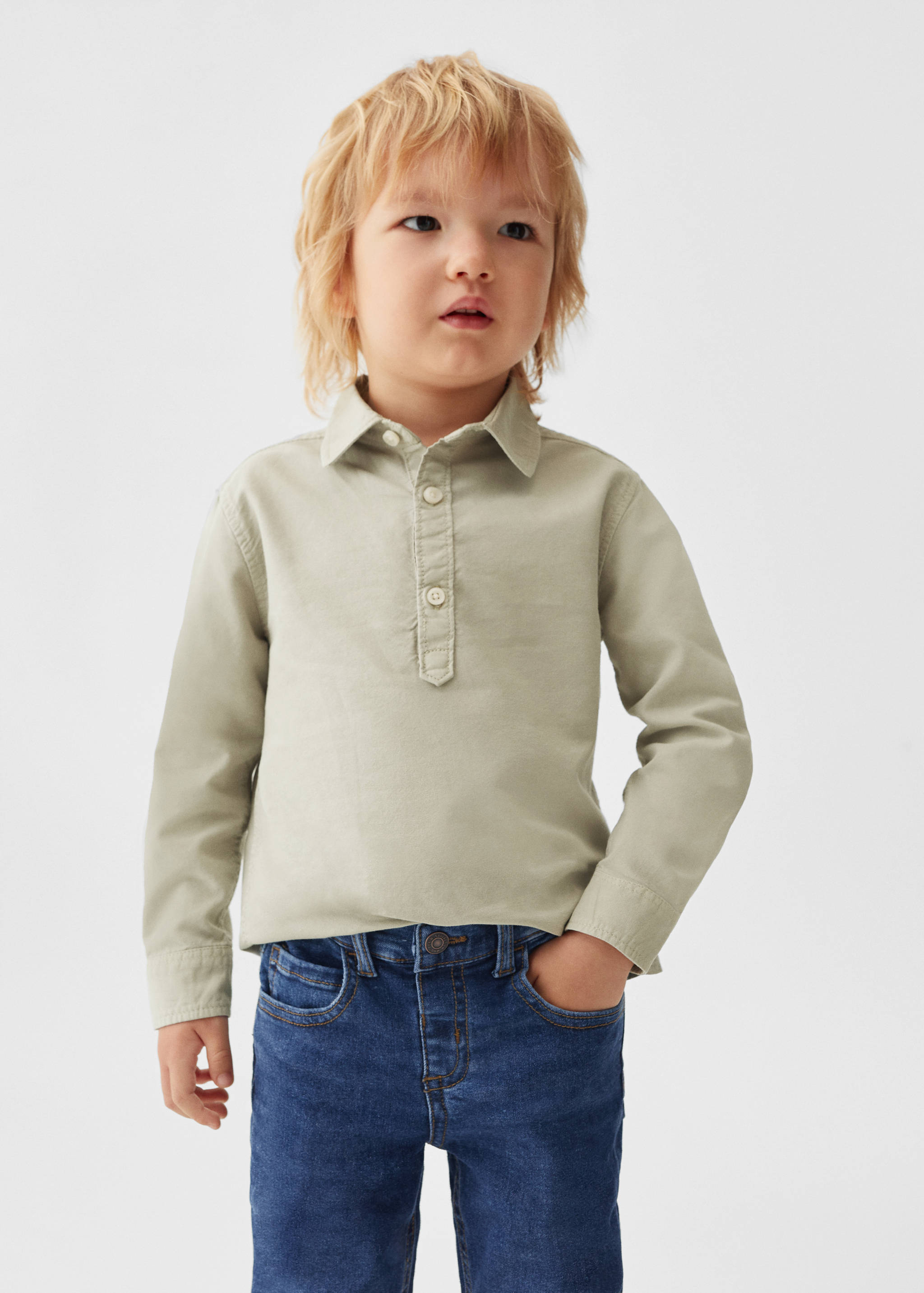 Skinny Jeans aus Baumwolle - Mittlere Ansicht